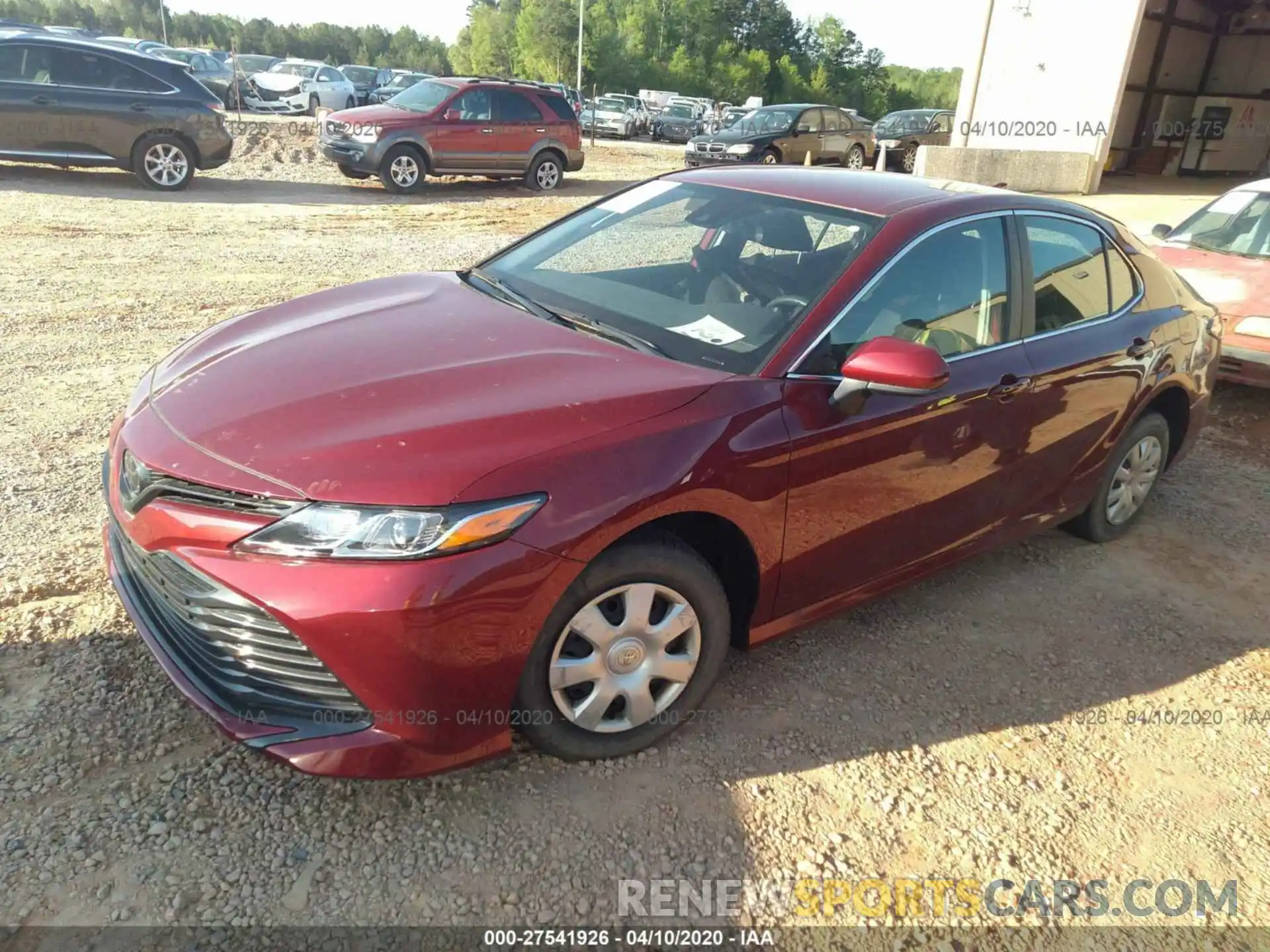 2 Photograph of a damaged car 4T1B11HK9KU739666 TOYOTA CAMRY 2019