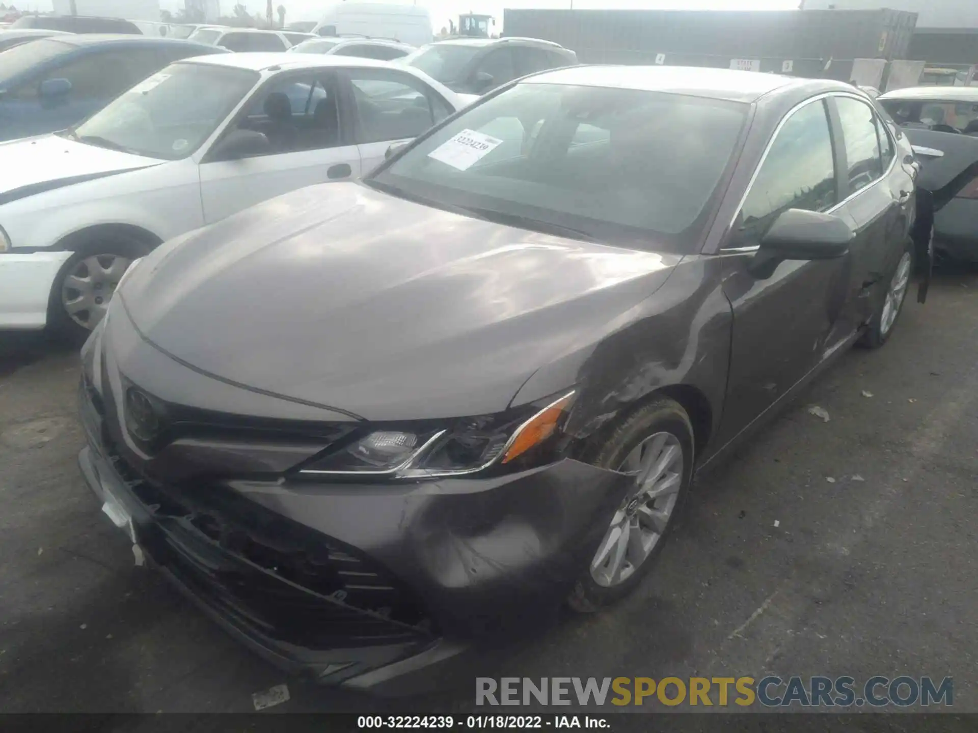 2 Photograph of a damaged car 4T1B11HK9KU739974 TOYOTA CAMRY 2019