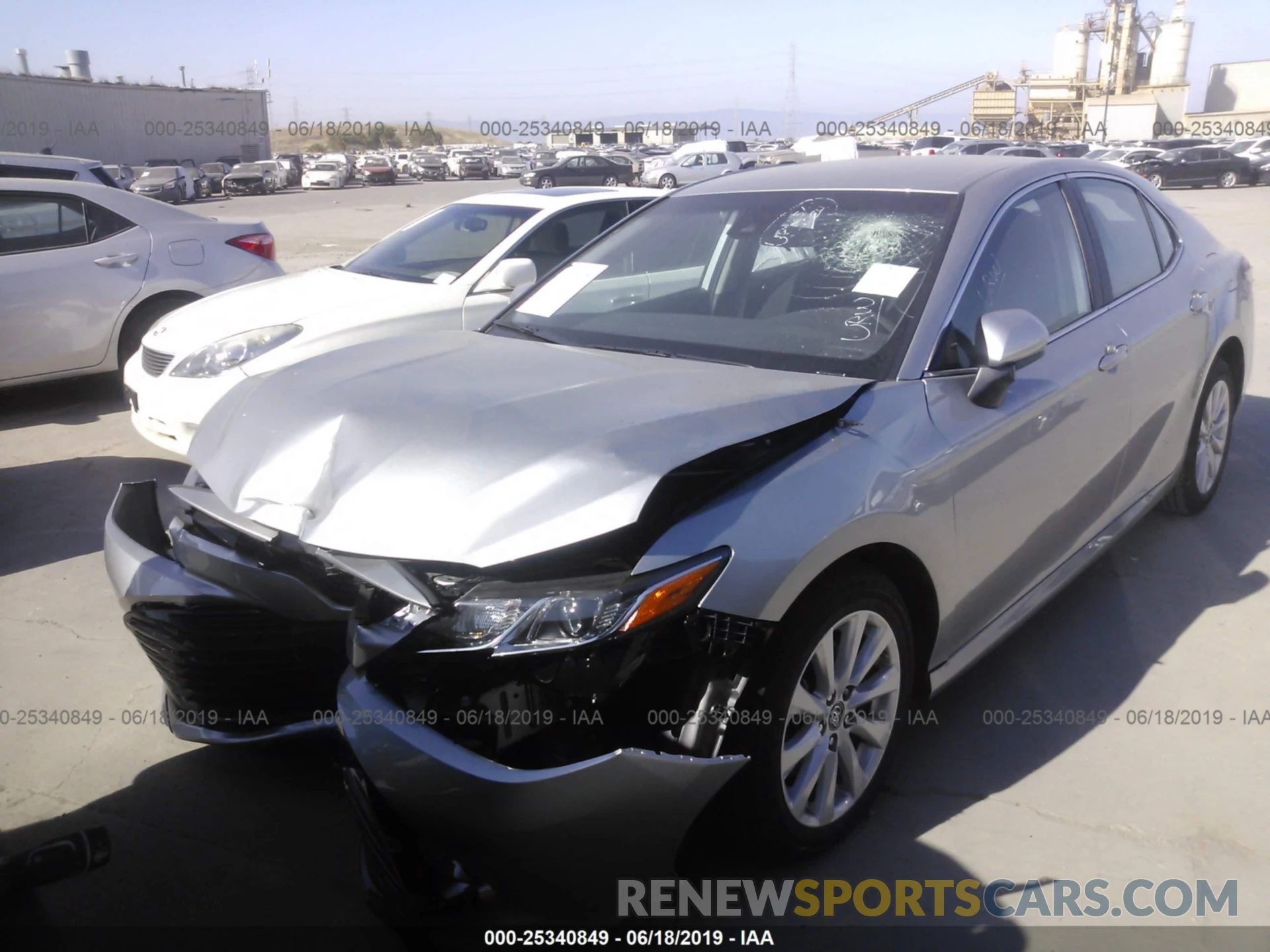 2 Photograph of a damaged car 4T1B11HK9KU741191 TOYOTA CAMRY 2019