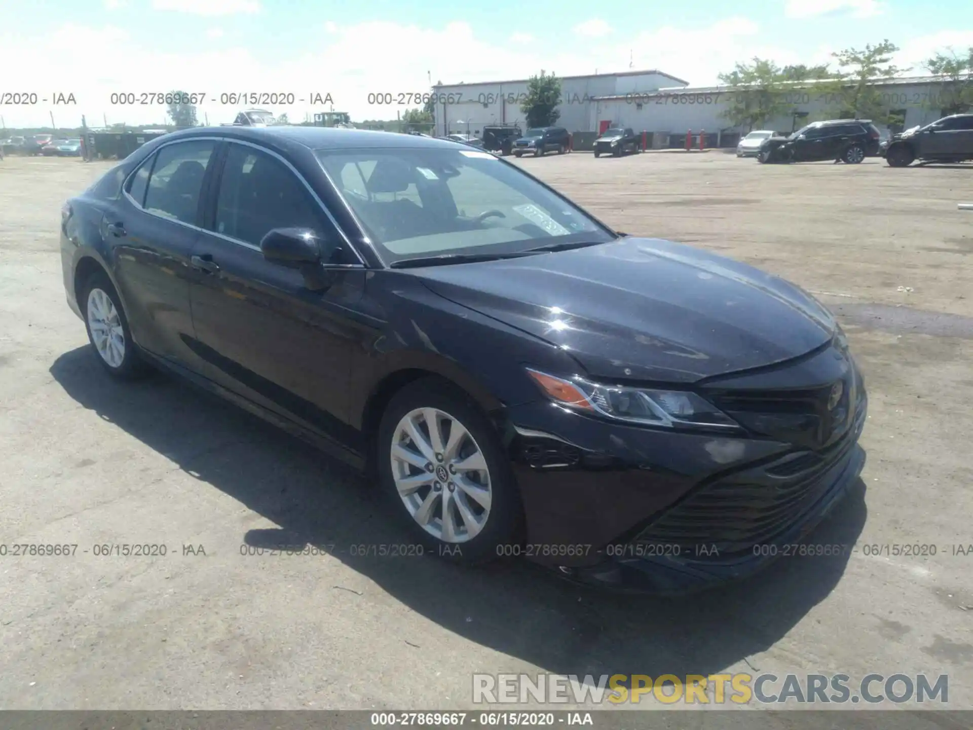 1 Photograph of a damaged car 4T1B11HK9KU744351 TOYOTA CAMRY 2019