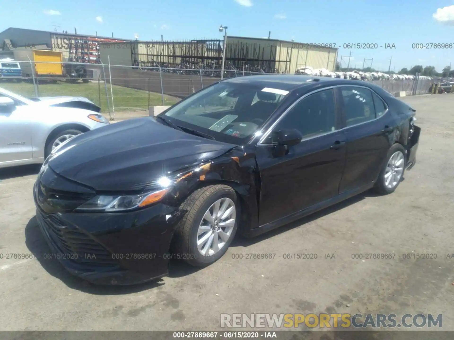 2 Photograph of a damaged car 4T1B11HK9KU744351 TOYOTA CAMRY 2019