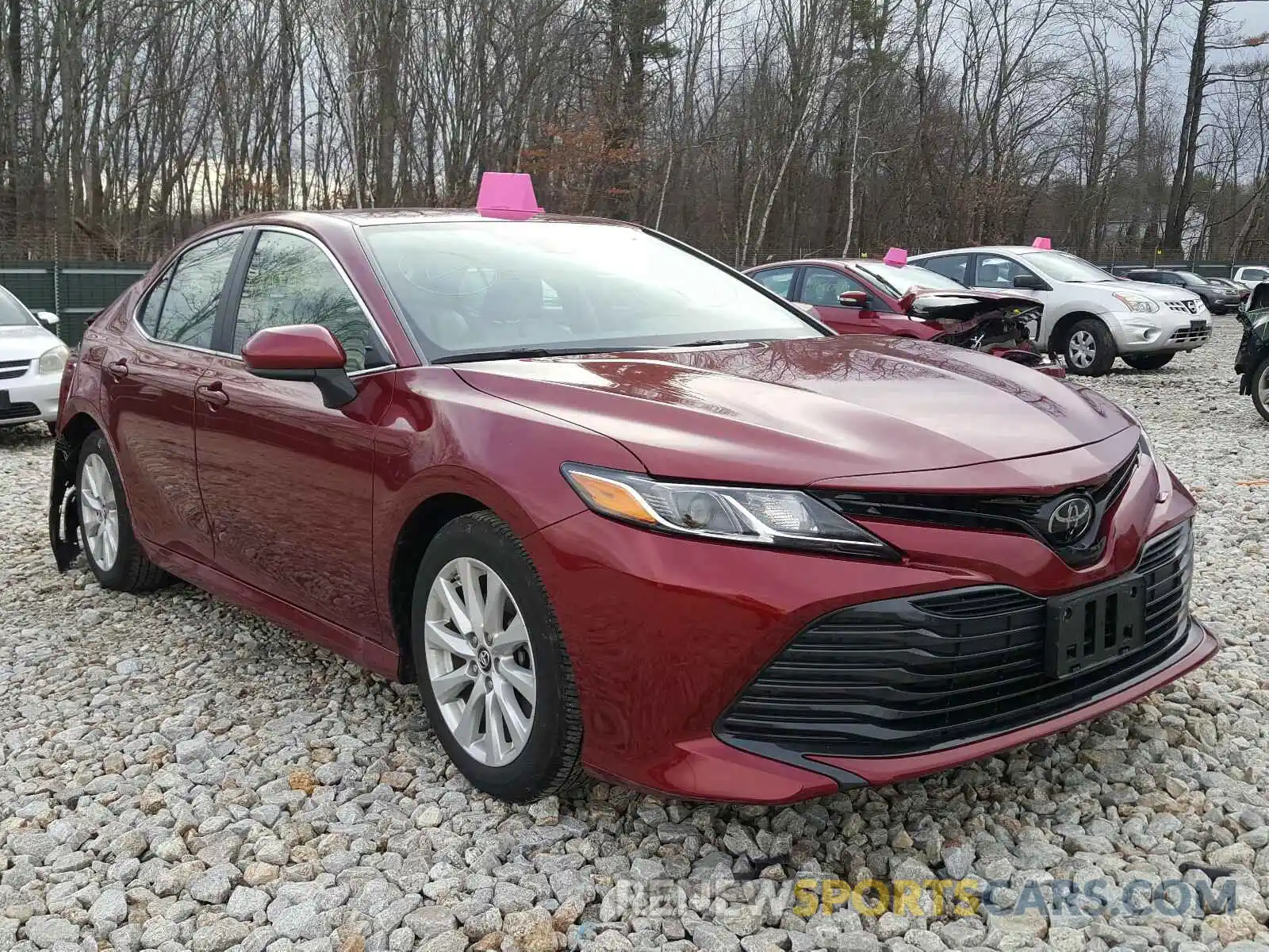 1 Photograph of a damaged car 4T1B11HK9KU744737 TOYOTA CAMRY 2019