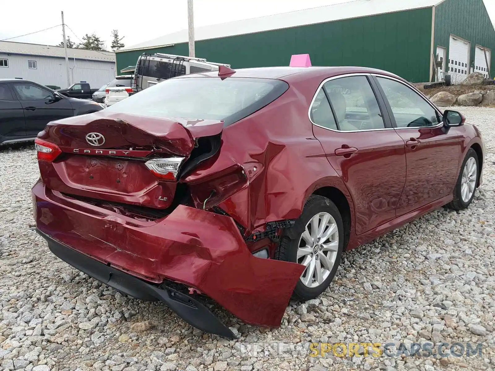 4 Photograph of a damaged car 4T1B11HK9KU744737 TOYOTA CAMRY 2019