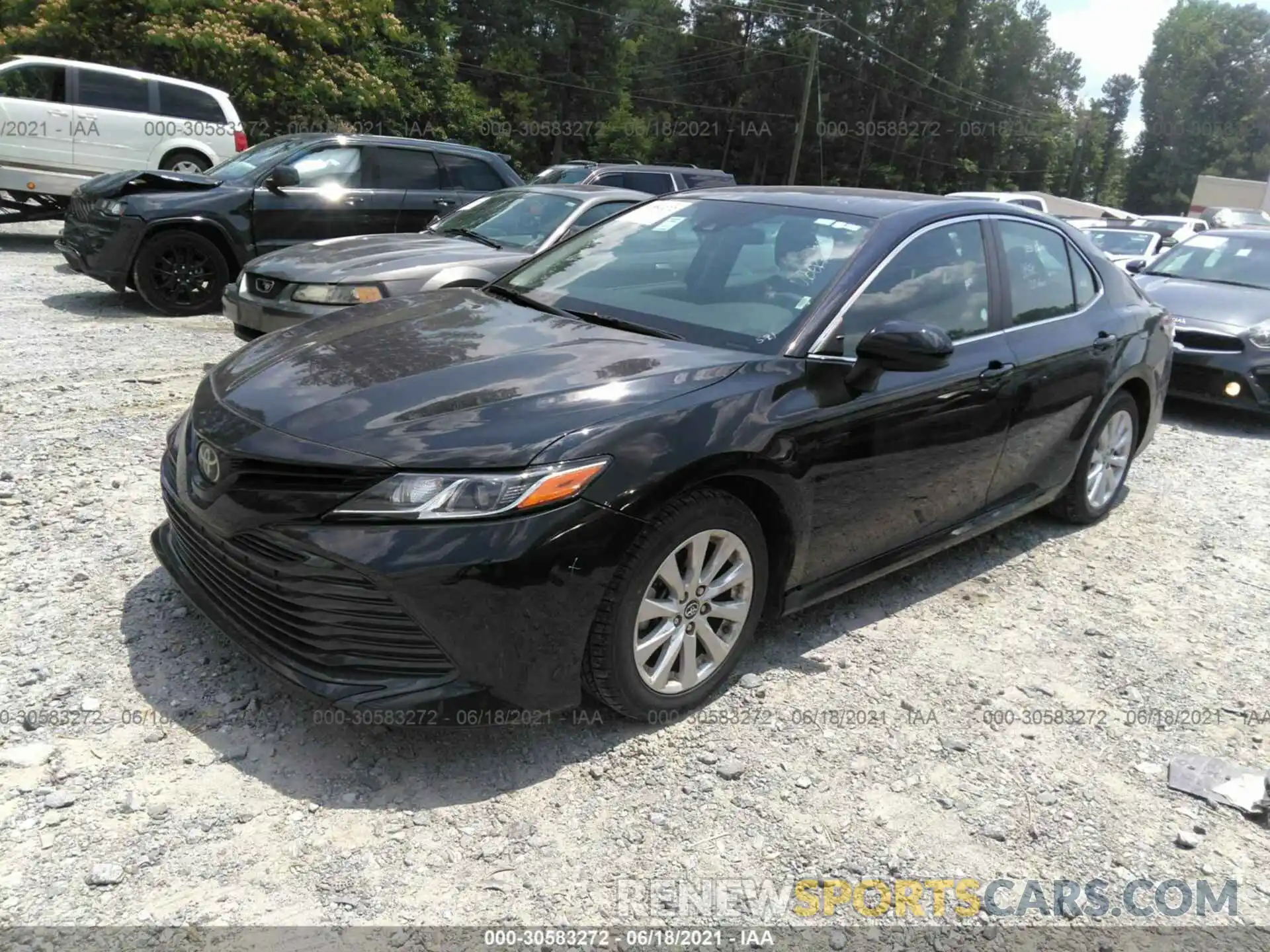 2 Photograph of a damaged car 4T1B11HK9KU745841 TOYOTA CAMRY 2019