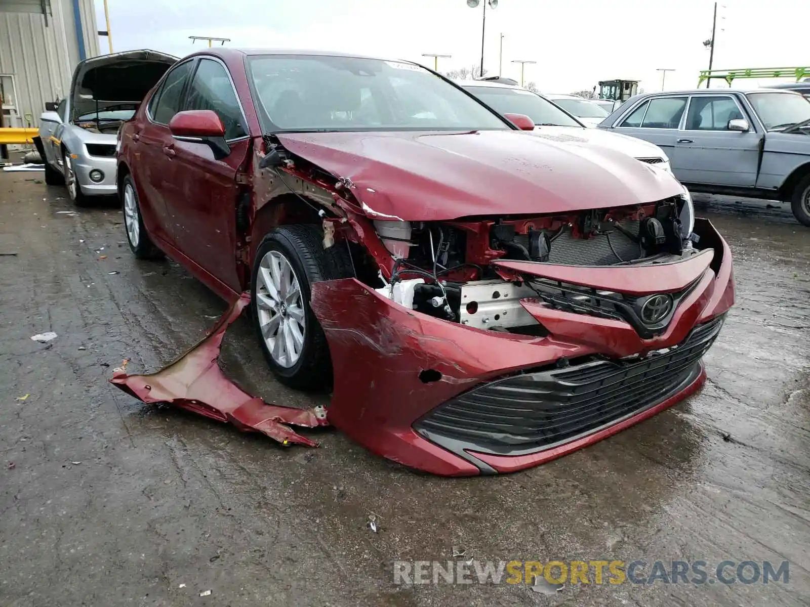 1 Photograph of a damaged car 4T1B11HK9KU750036 TOYOTA CAMRY 2019