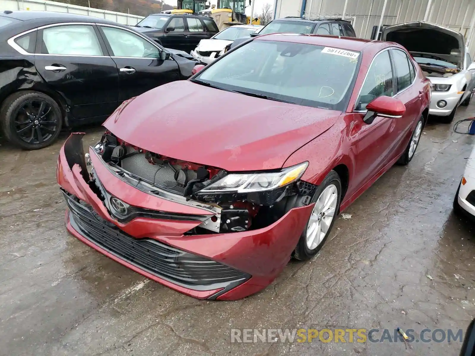 2 Photograph of a damaged car 4T1B11HK9KU750036 TOYOTA CAMRY 2019