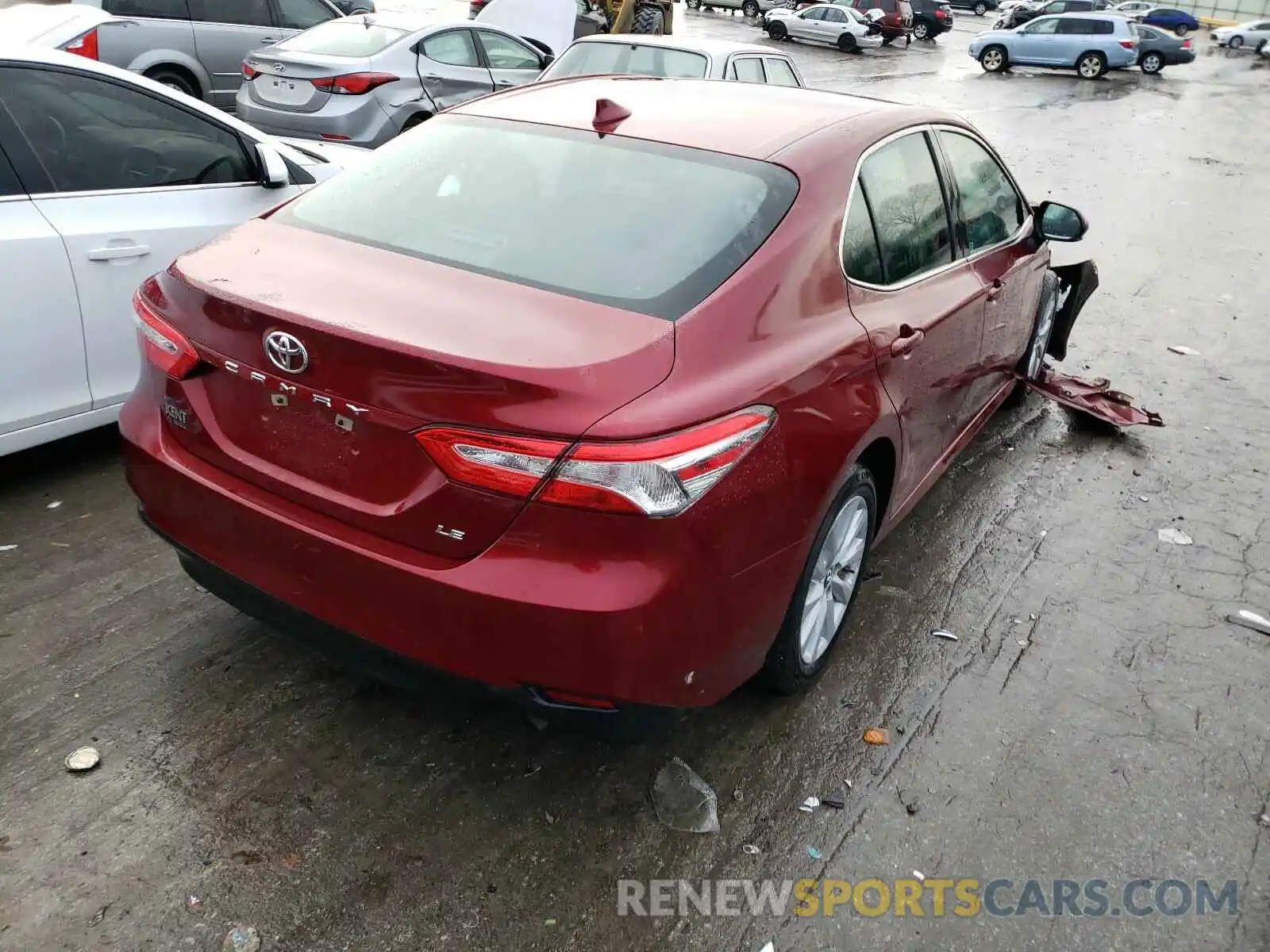 4 Photograph of a damaged car 4T1B11HK9KU750036 TOYOTA CAMRY 2019