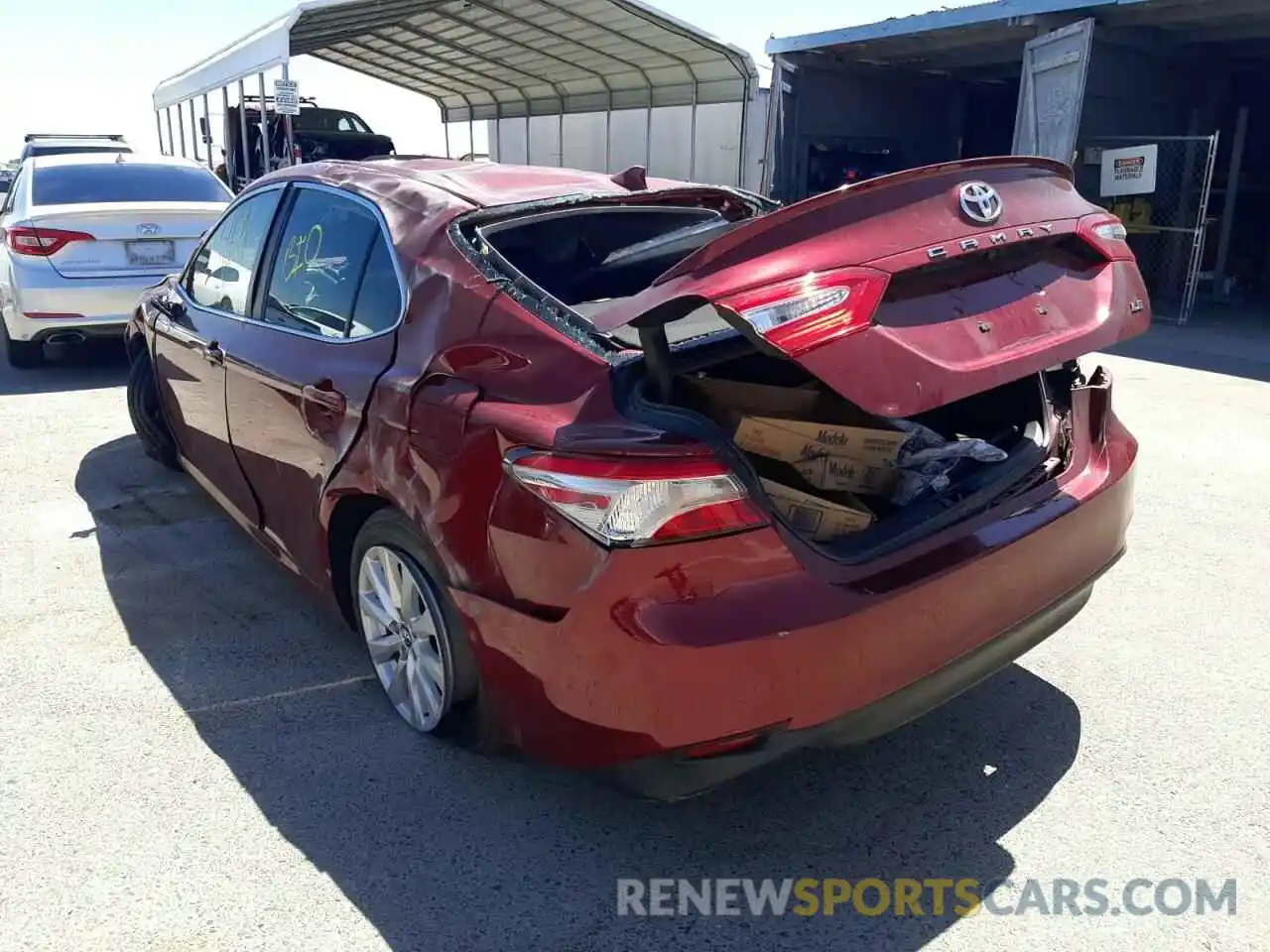 3 Photograph of a damaged car 4T1B11HK9KU752482 TOYOTA CAMRY 2019