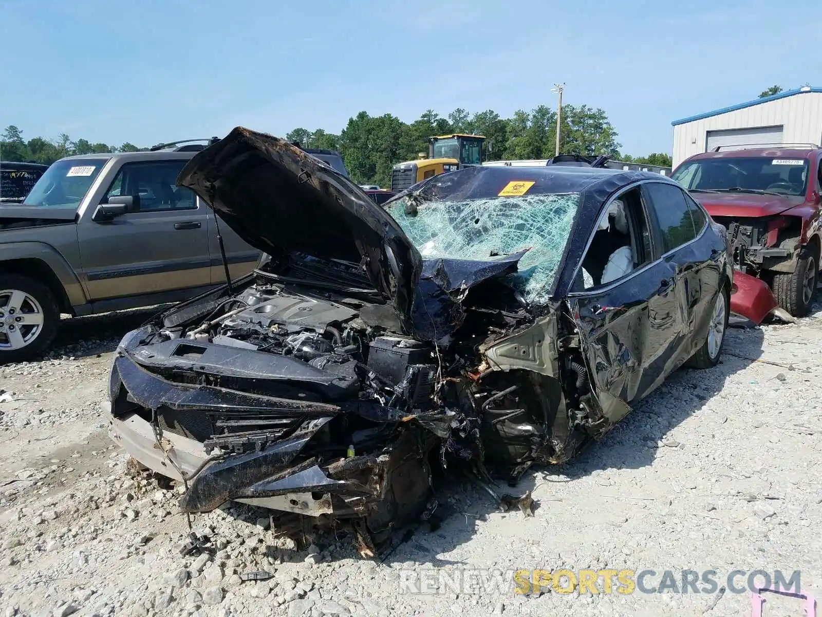 2 Photograph of a damaged car 4T1B11HK9KU752756 TOYOTA CAMRY 2019