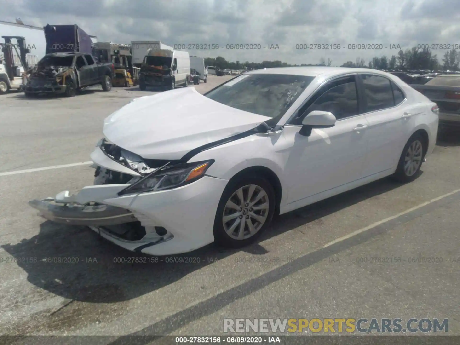 2 Photograph of a damaged car 4T1B11HK9KU753048 TOYOTA CAMRY 2019