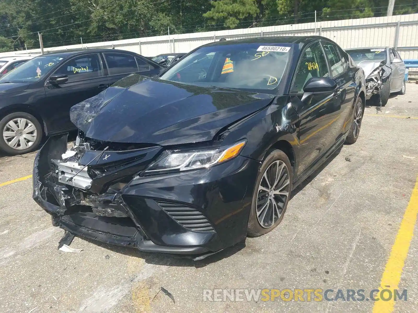 2 Photograph of a damaged car 4T1B11HK9KU753468 TOYOTA CAMRY 2019