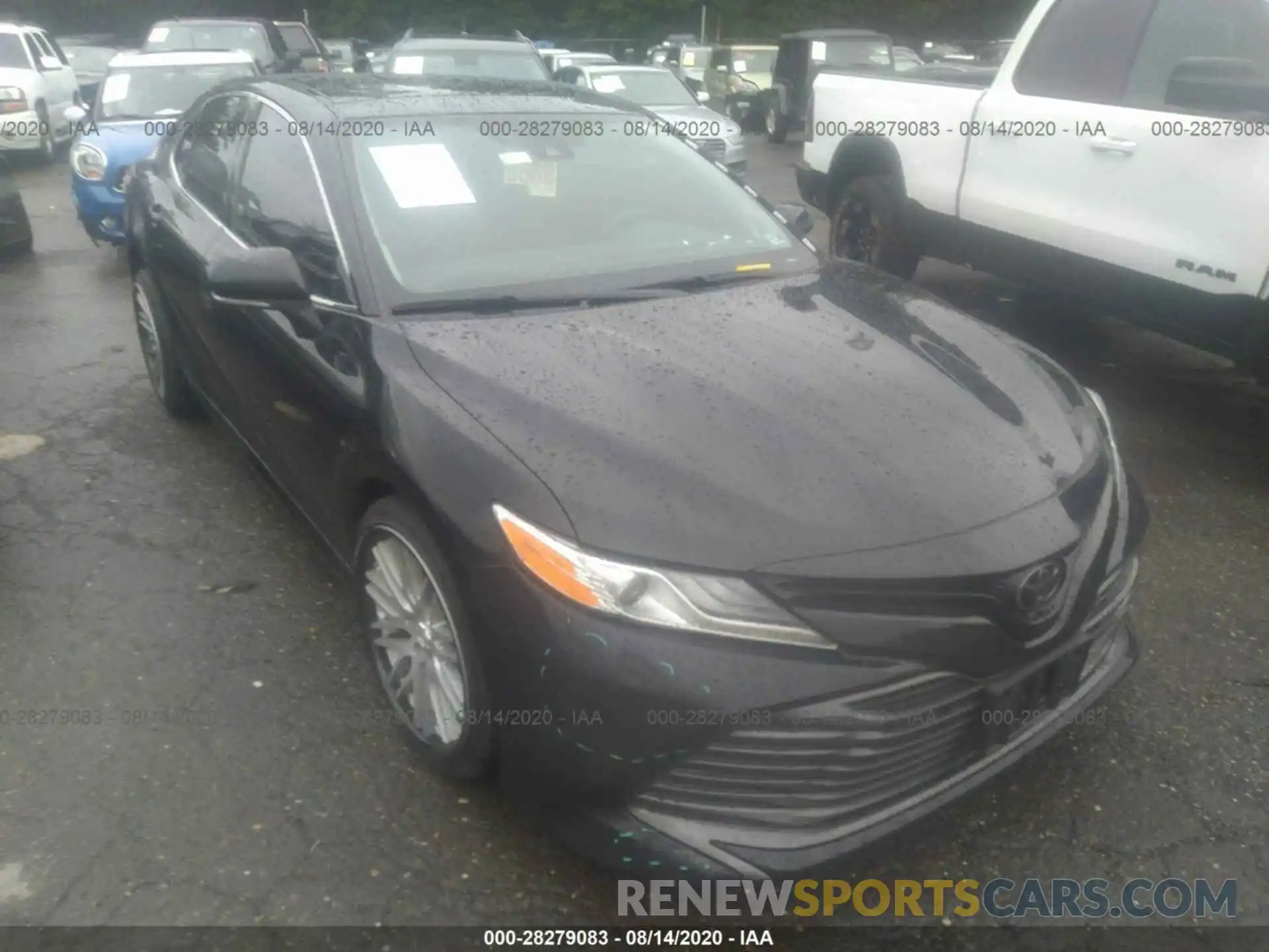 1 Photograph of a damaged car 4T1B11HK9KU753745 TOYOTA CAMRY 2019