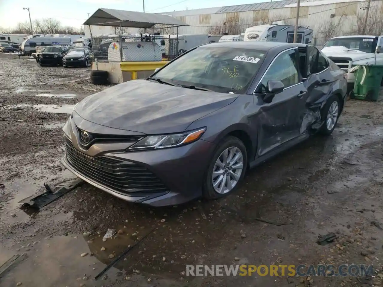 2 Photograph of a damaged car 4T1B11HK9KU754538 TOYOTA CAMRY 2019