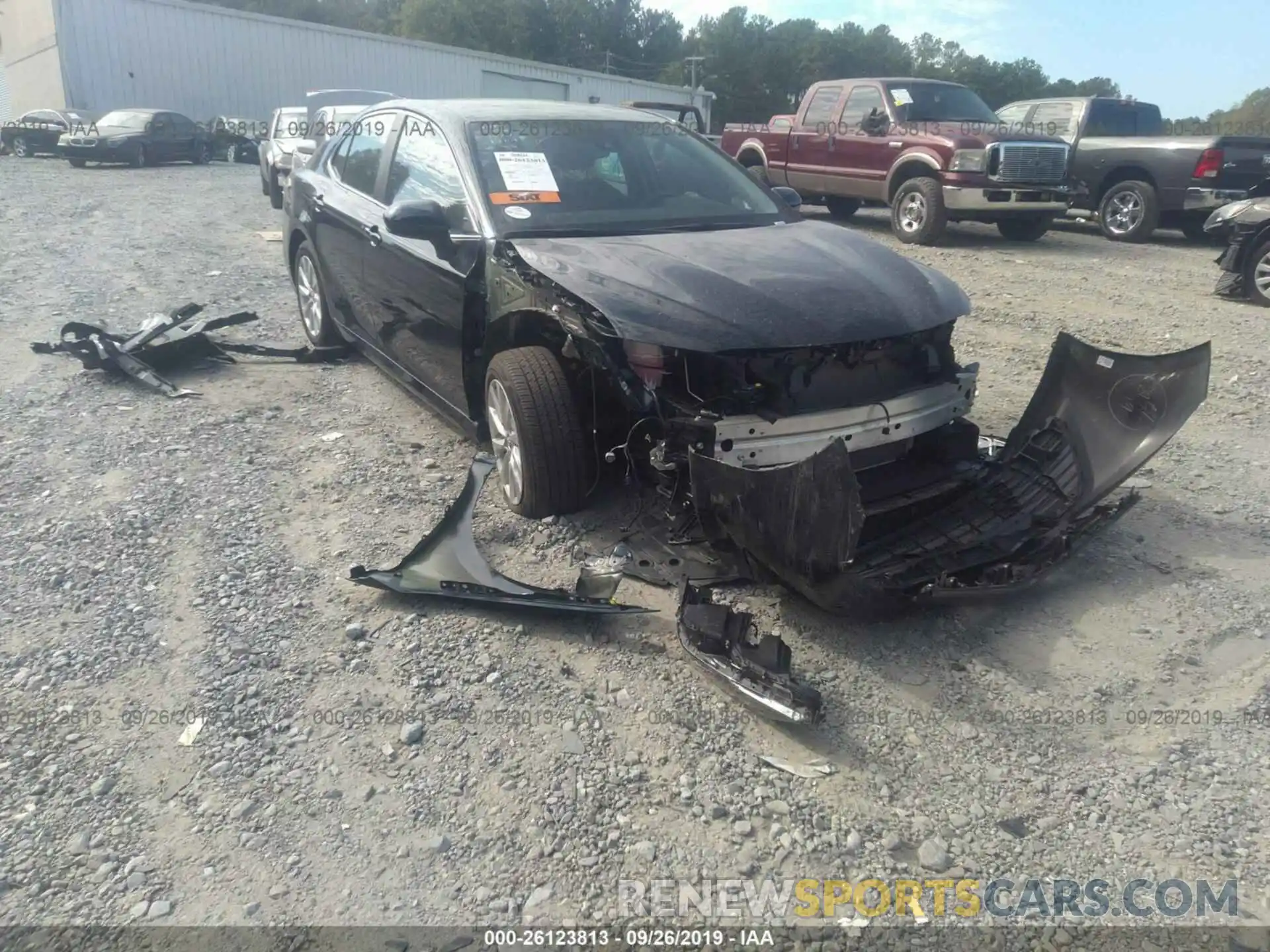 1 Photograph of a damaged car 4T1B11HK9KU754880 TOYOTA CAMRY 2019