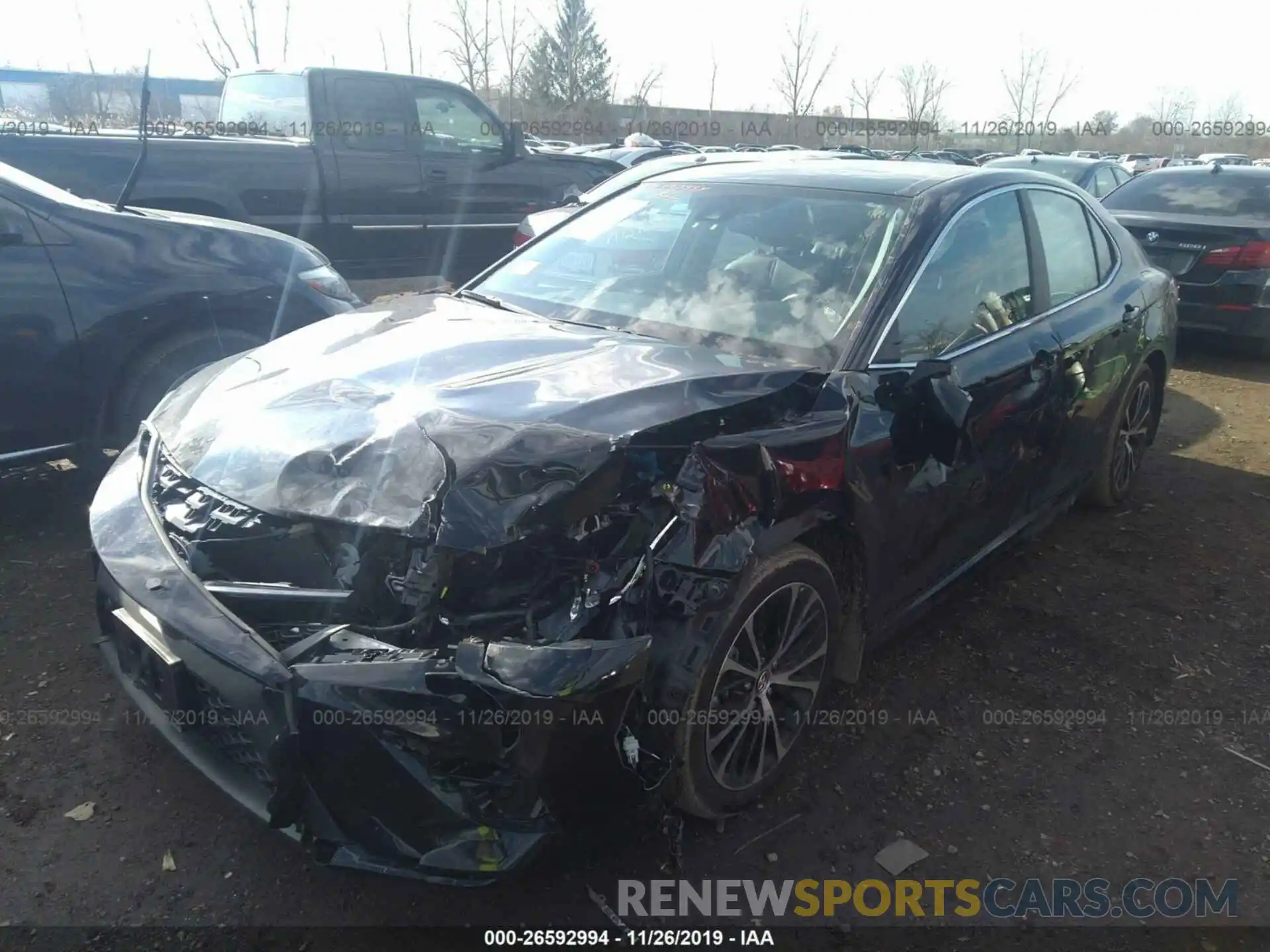 2 Photograph of a damaged car 4T1B11HK9KU755074 TOYOTA CAMRY 2019