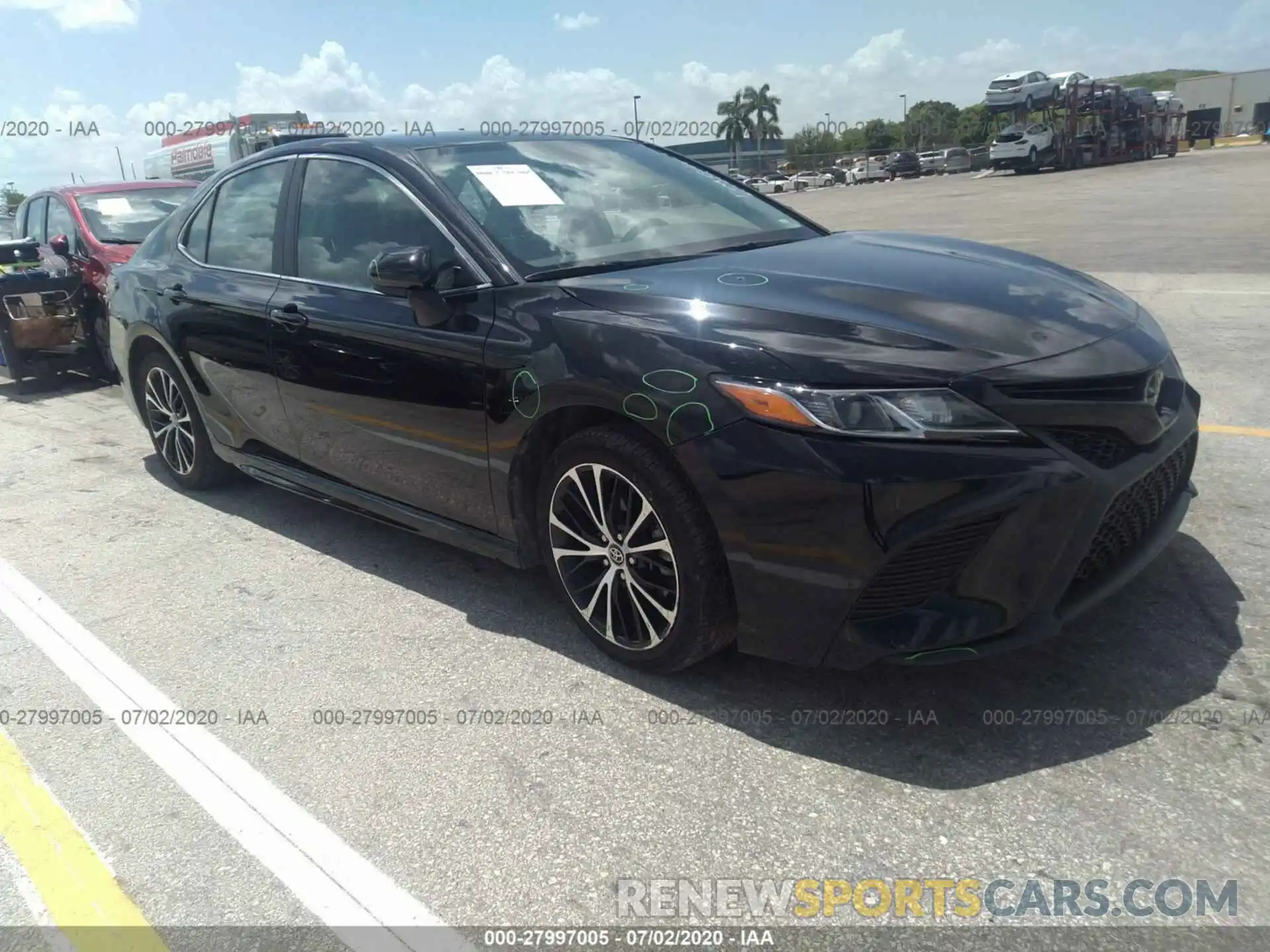 1 Photograph of a damaged car 4T1B11HK9KU755267 TOYOTA CAMRY 2019