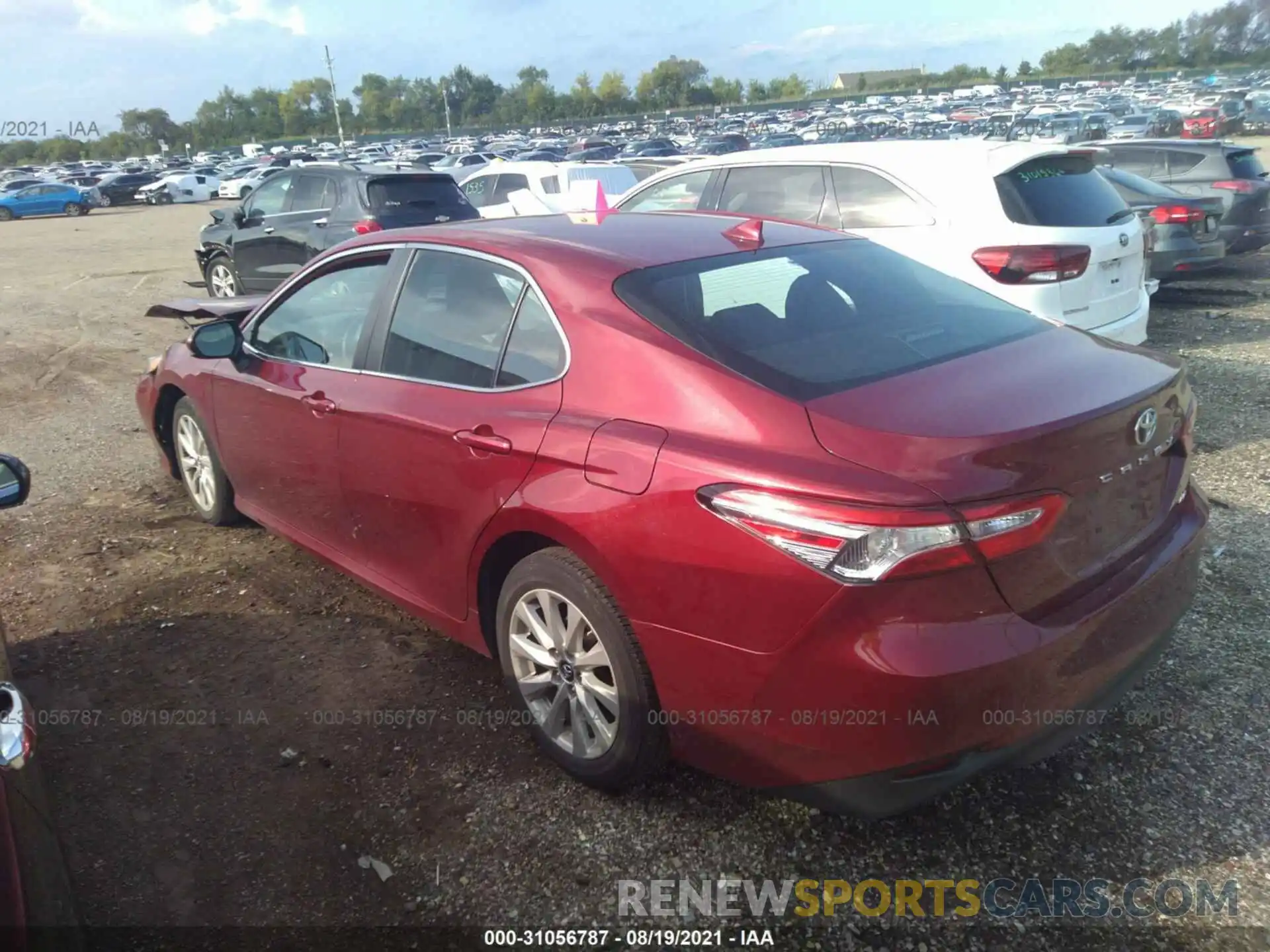 3 Photograph of a damaged car 4T1B11HK9KU756029 TOYOTA CAMRY 2019