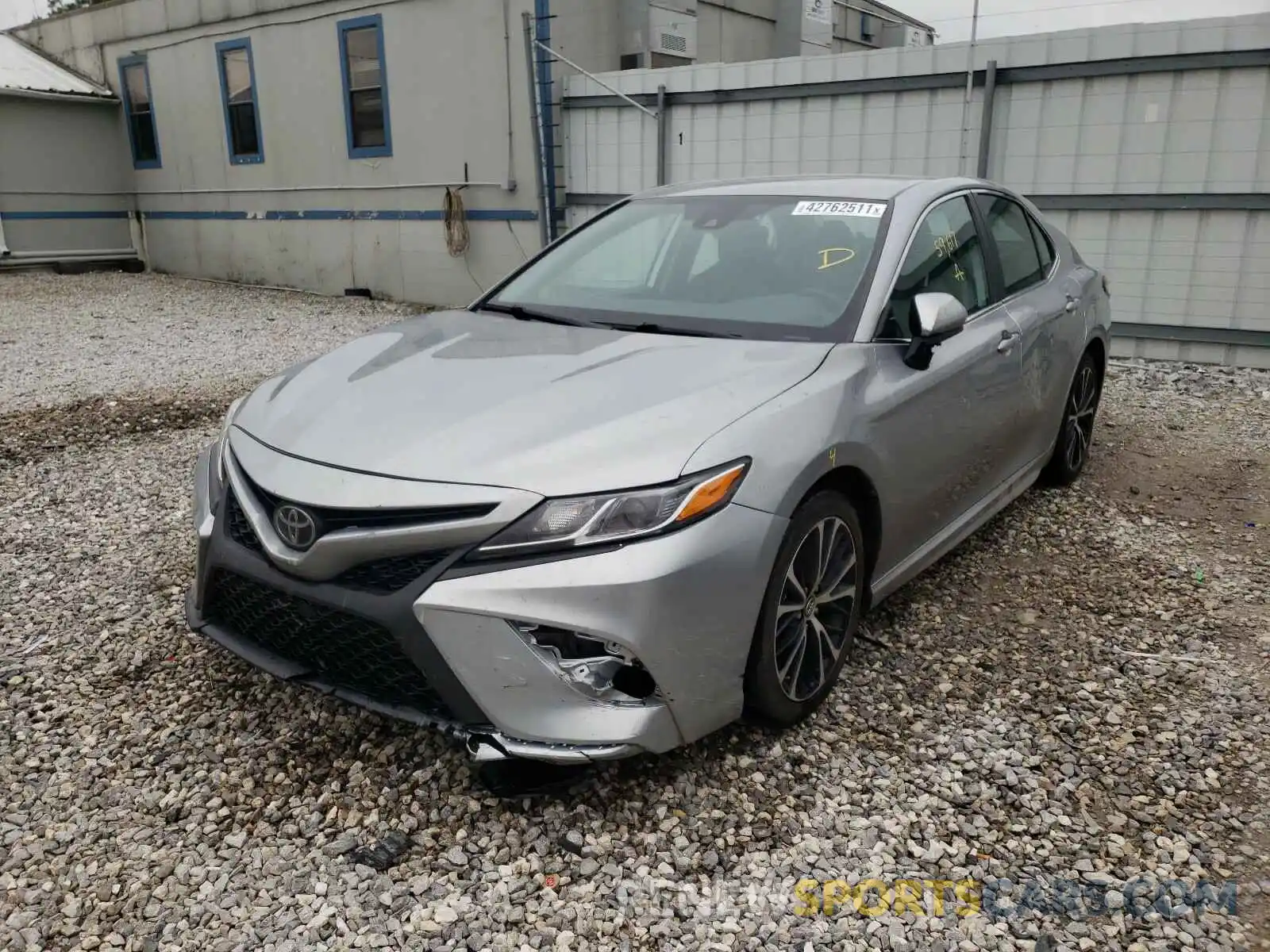 2 Photograph of a damaged car 4T1B11HK9KU756855 TOYOTA CAMRY 2019