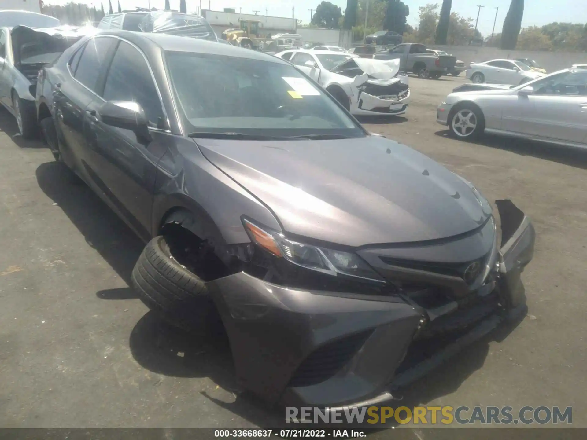 1 Photograph of a damaged car 4T1B11HK9KU764146 TOYOTA CAMRY 2019