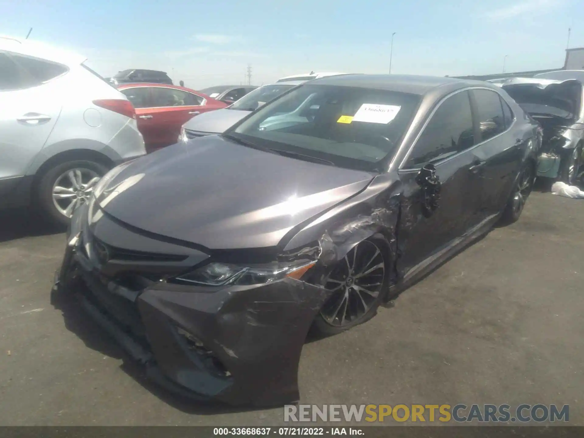 2 Photograph of a damaged car 4T1B11HK9KU764146 TOYOTA CAMRY 2019