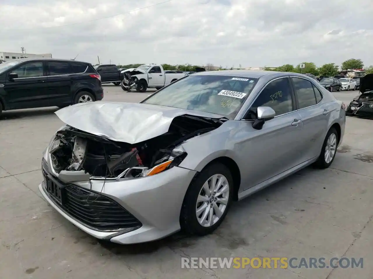 2 Photograph of a damaged car 4T1B11HK9KU764776 TOYOTA CAMRY 2019