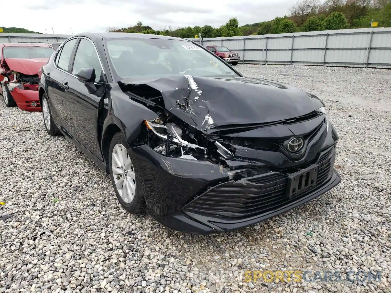 1 Photograph of a damaged car 4T1B11HK9KU765653 TOYOTA CAMRY 2019