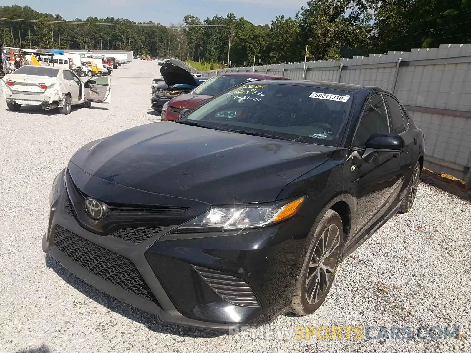 2 Photograph of a damaged car 4T1B11HK9KU765734 TOYOTA CAMRY 2019