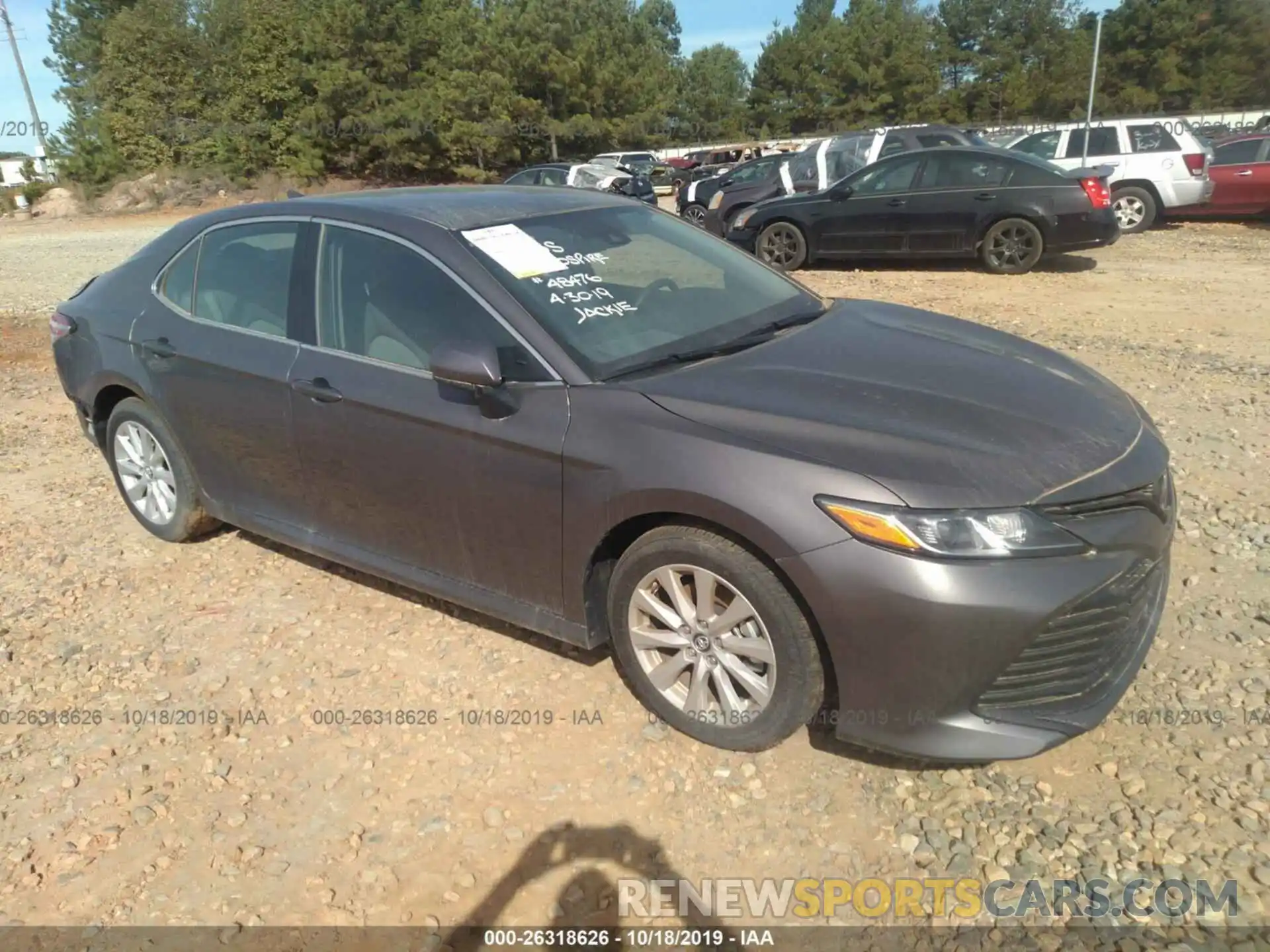 1 Photograph of a damaged car 4T1B11HK9KU767225 TOYOTA CAMRY 2019