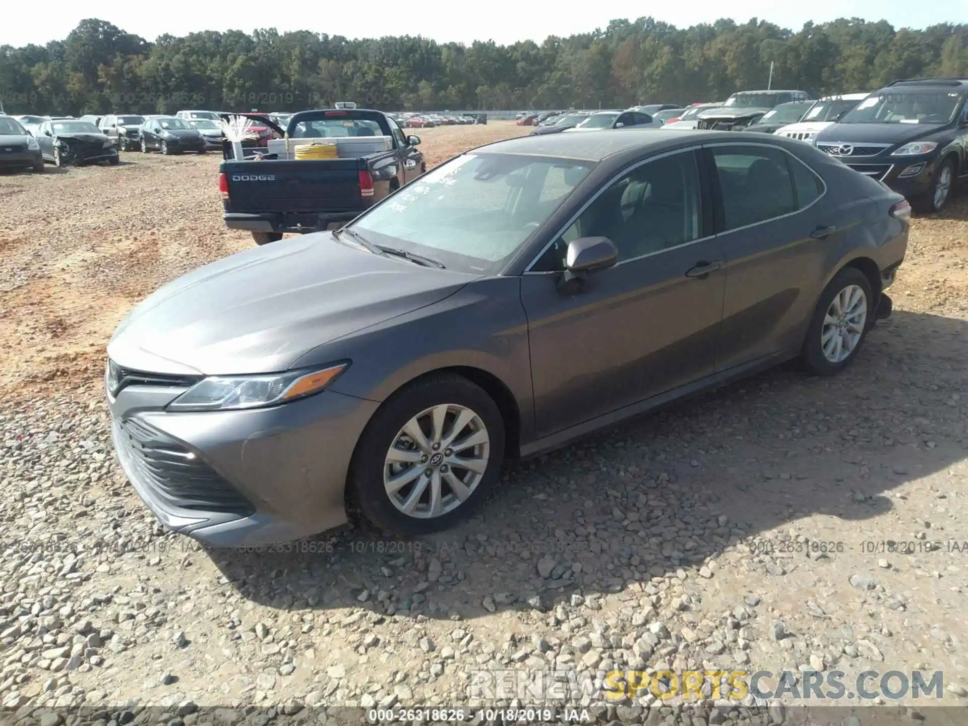 2 Photograph of a damaged car 4T1B11HK9KU767225 TOYOTA CAMRY 2019