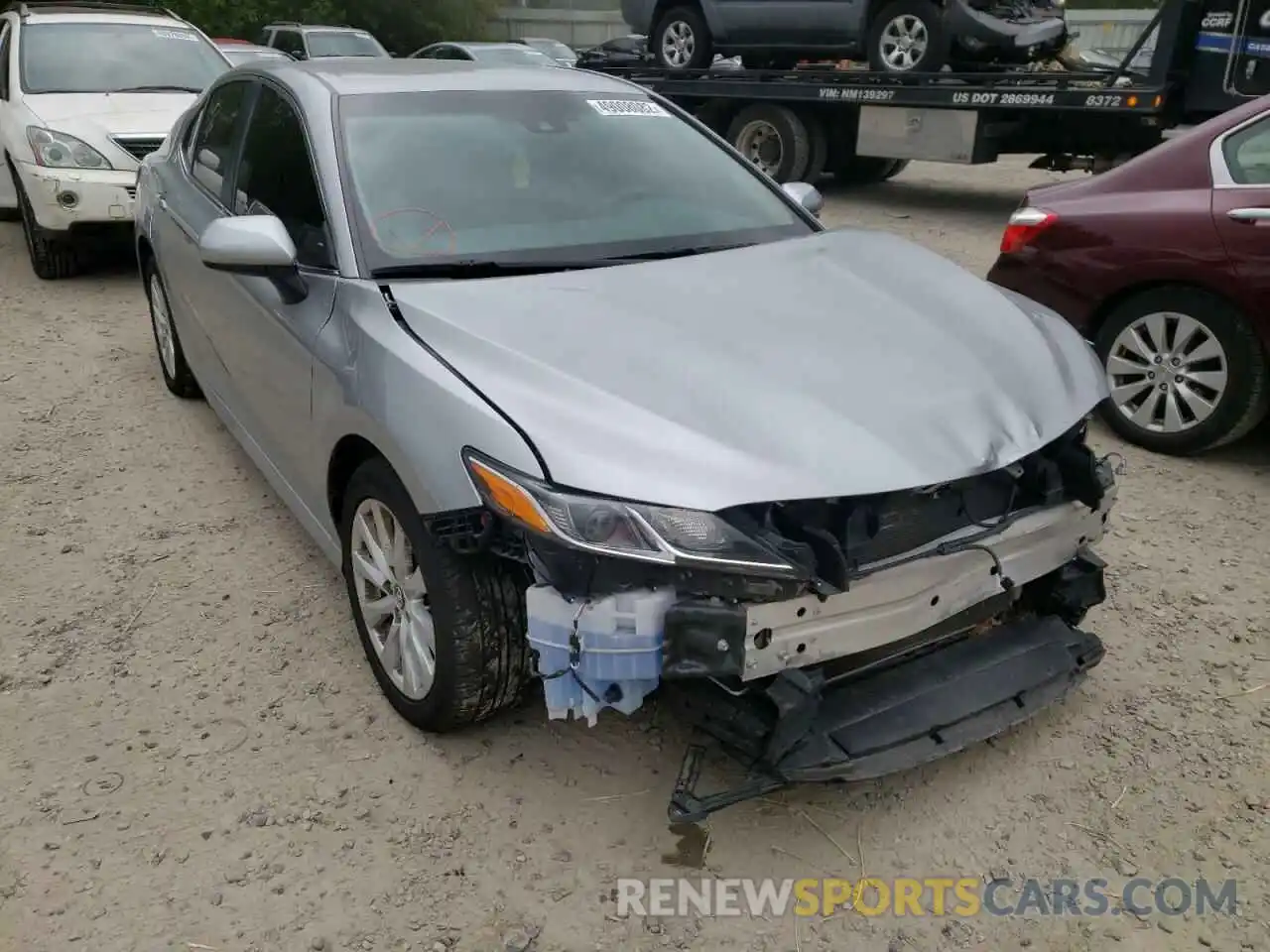 1 Photograph of a damaged car 4T1B11HK9KU767855 TOYOTA CAMRY 2019