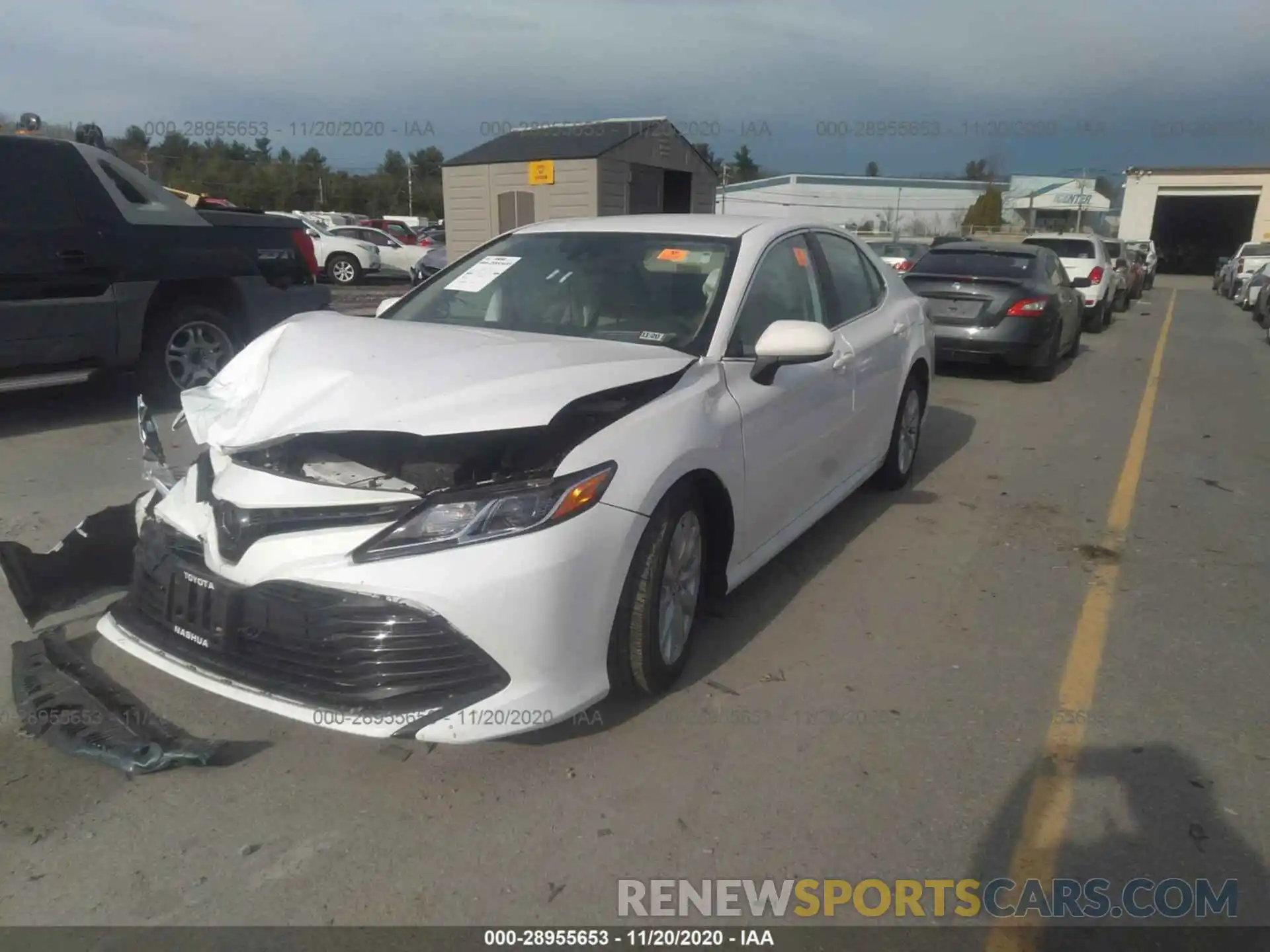 2 Photograph of a damaged car 4T1B11HK9KU768035 TOYOTA CAMRY 2019