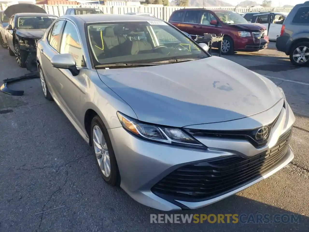 1 Photograph of a damaged car 4T1B11HK9KU769377 TOYOTA CAMRY 2019