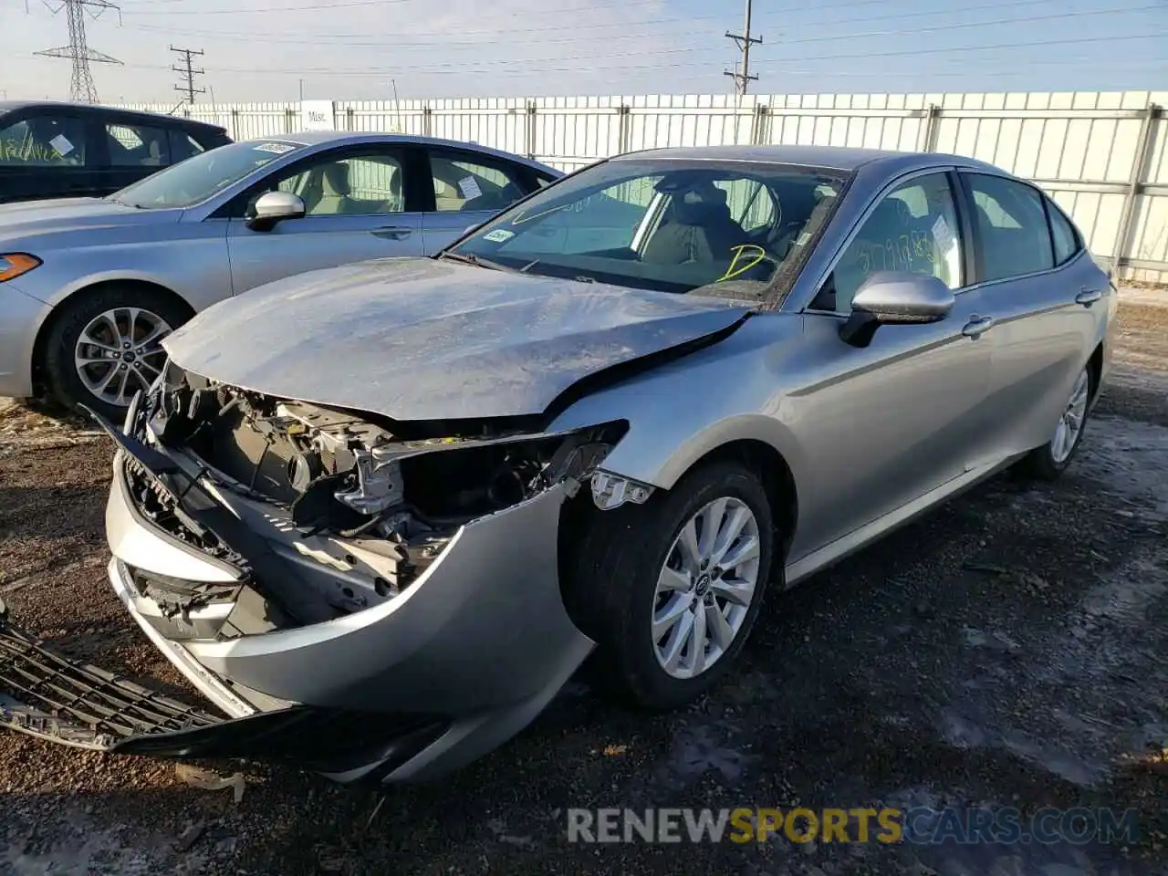 2 Photograph of a damaged car 4T1B11HK9KU770447 TOYOTA CAMRY 2019