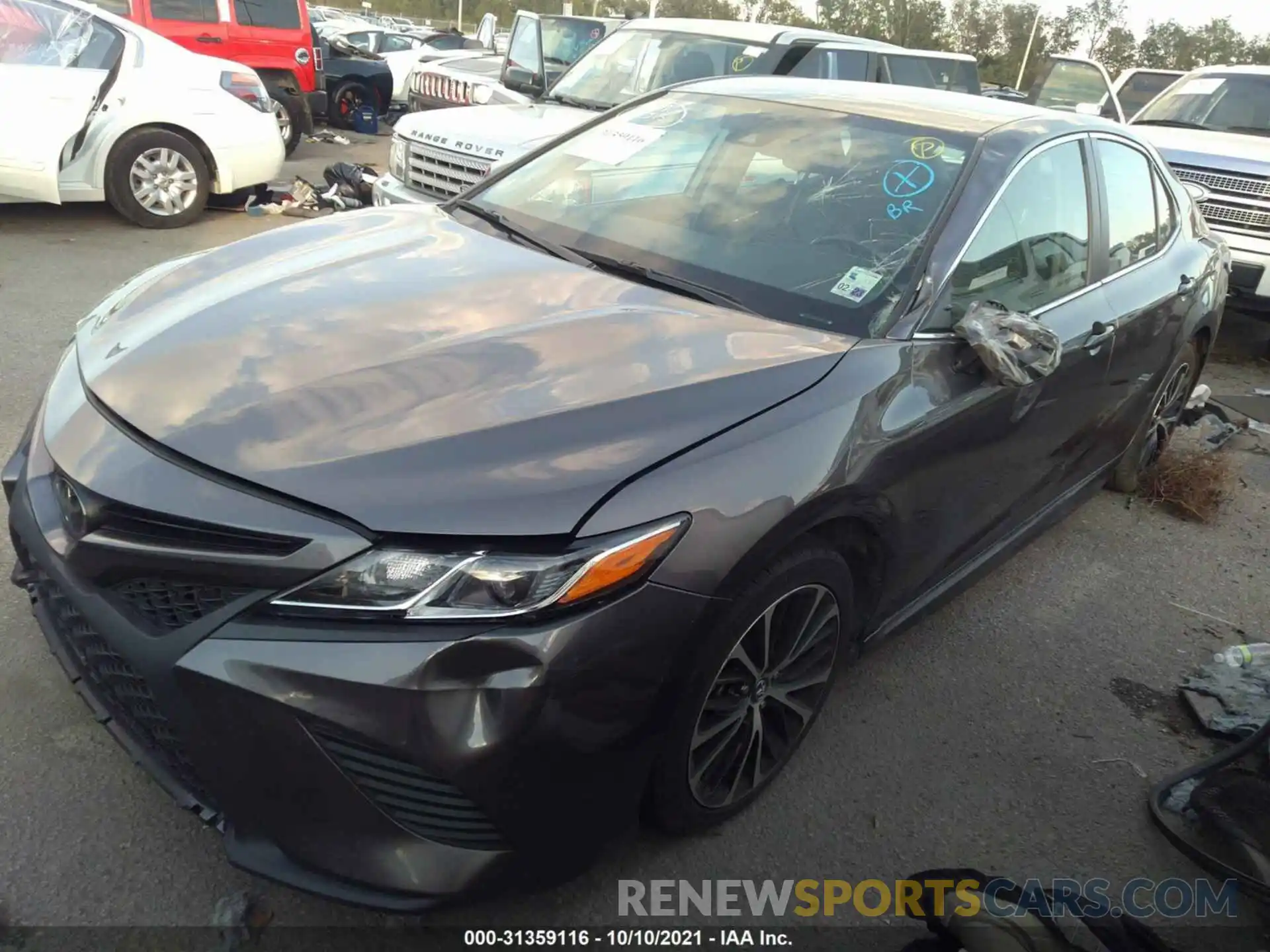 2 Photograph of a damaged car 4T1B11HK9KU771615 TOYOTA CAMRY 2019