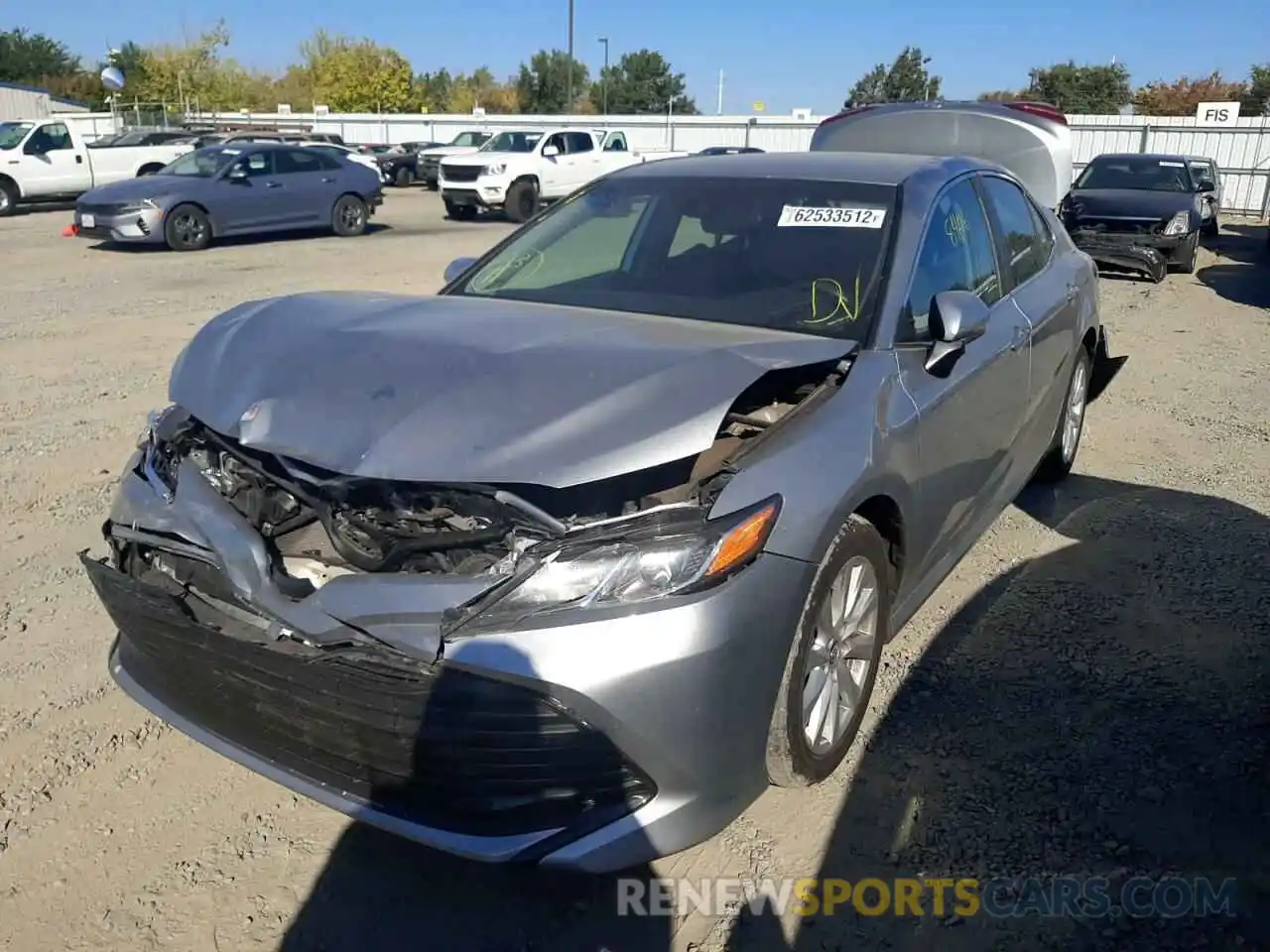 2 Photograph of a damaged car 4T1B11HK9KU771744 TOYOTA CAMRY 2019