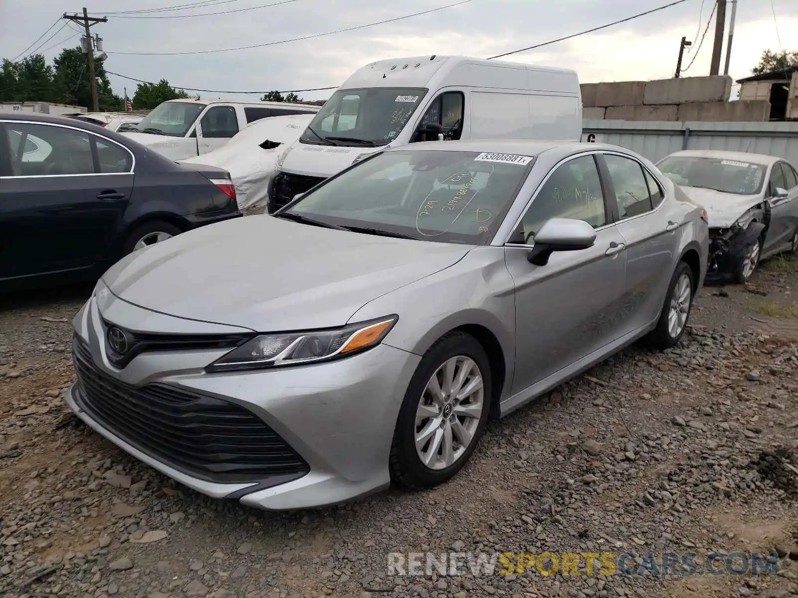 2 Photograph of a damaged car 4T1B11HK9KU772456 TOYOTA CAMRY 2019