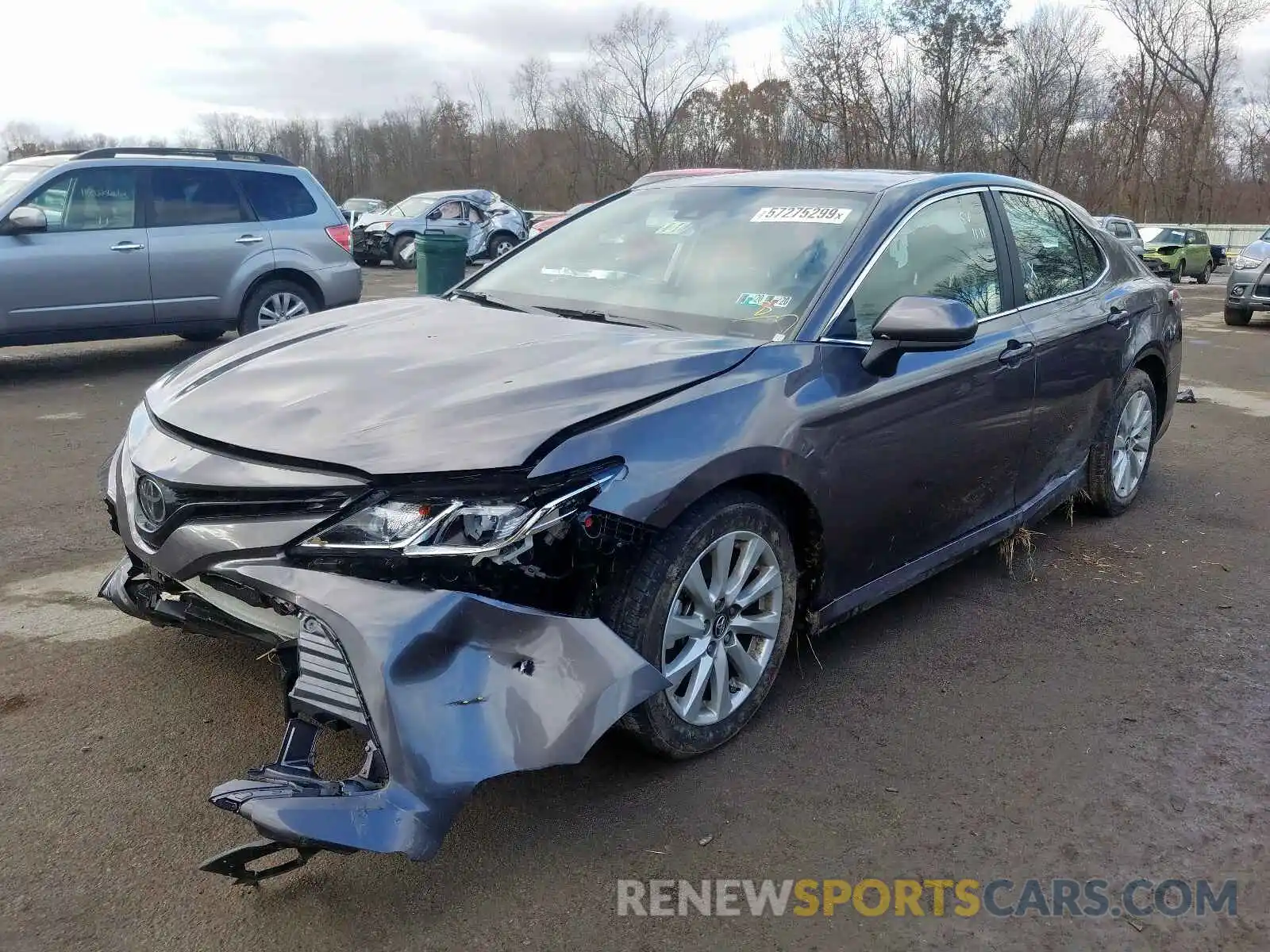 2 Photograph of a damaged car 4T1B11HK9KU773400 TOYOTA CAMRY 2019