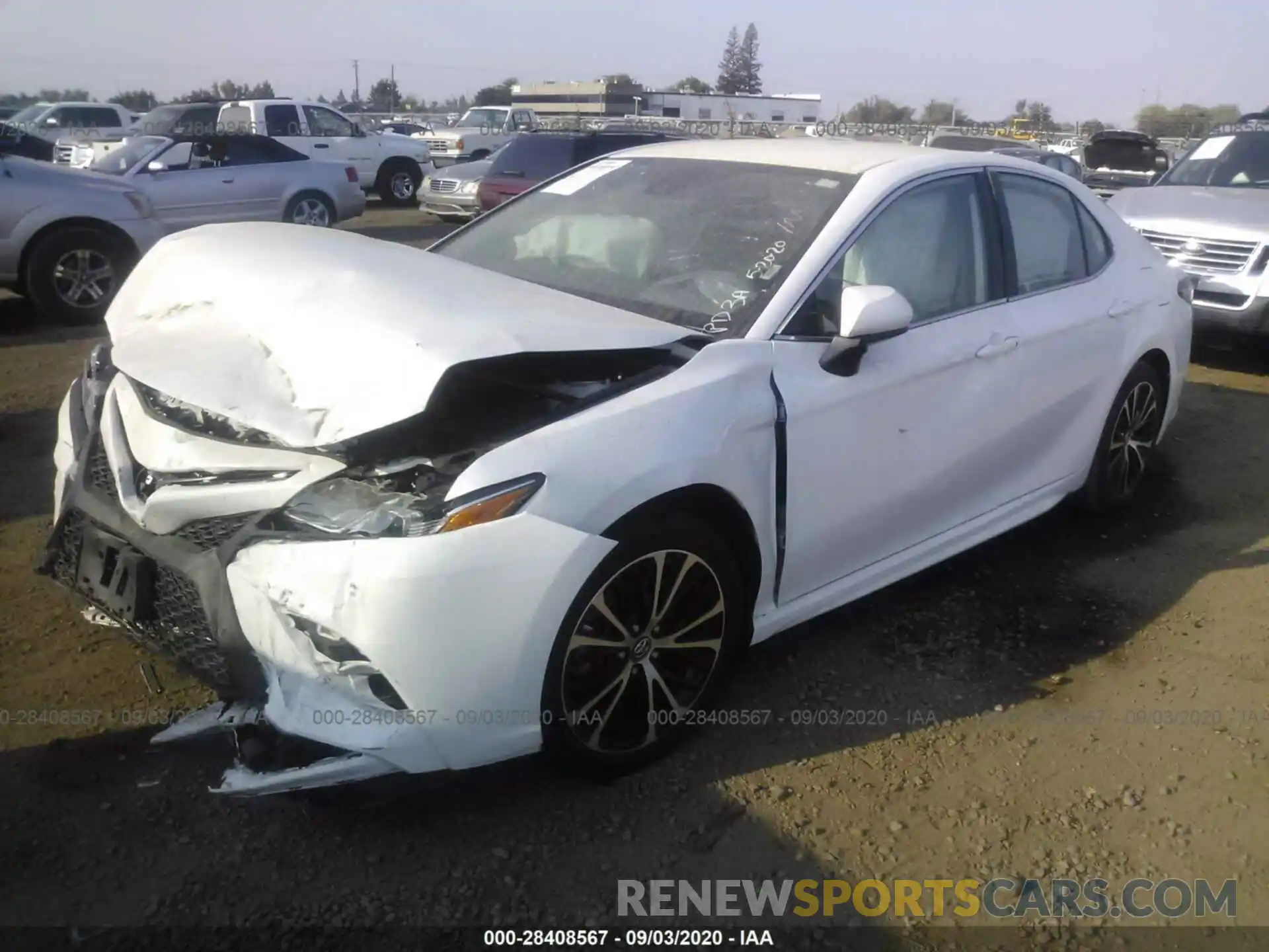 2 Photograph of a damaged car 4T1B11HK9KU773512 TOYOTA CAMRY 2019