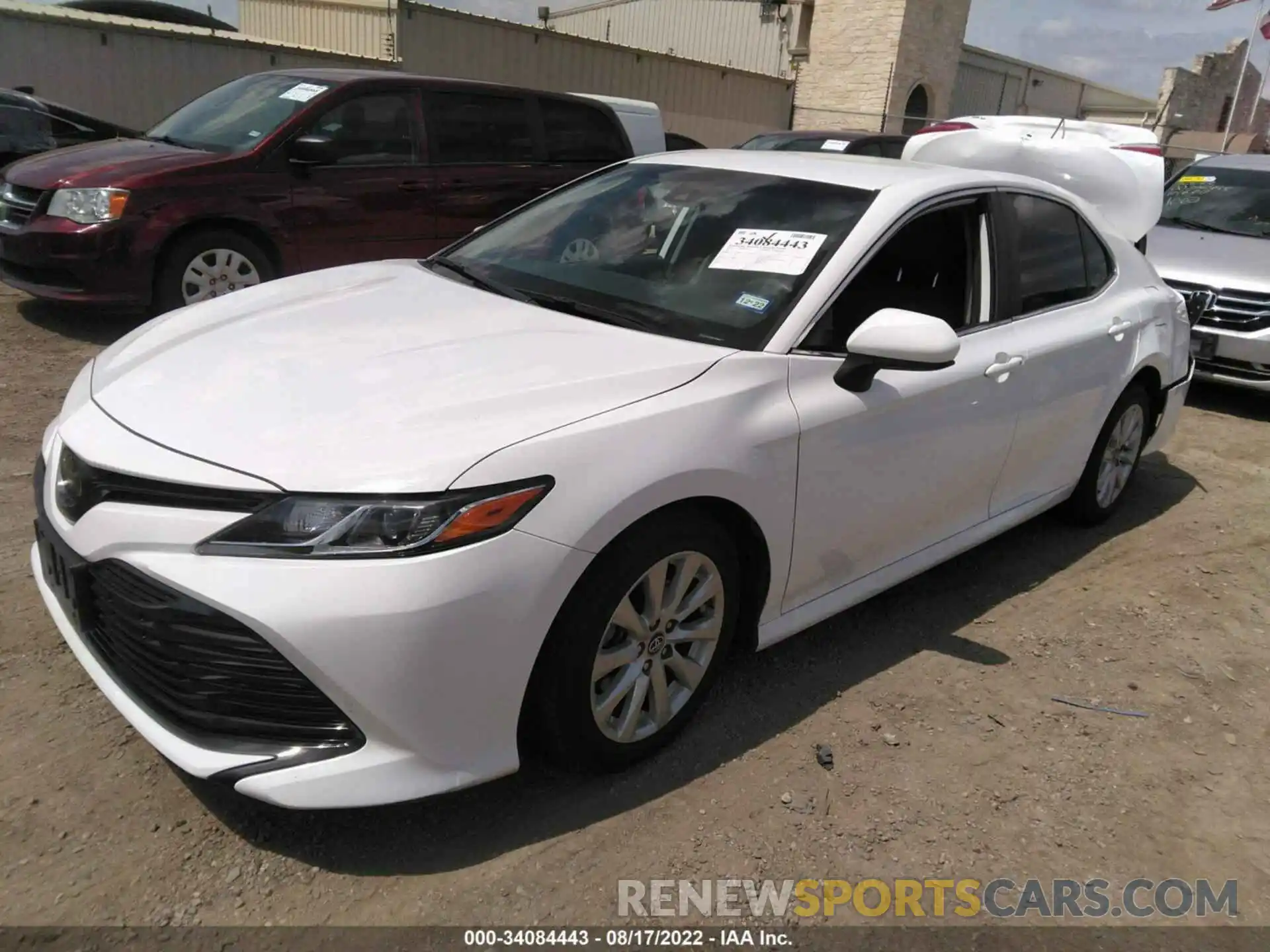 2 Photograph of a damaged car 4T1B11HK9KU774028 TOYOTA CAMRY 2019