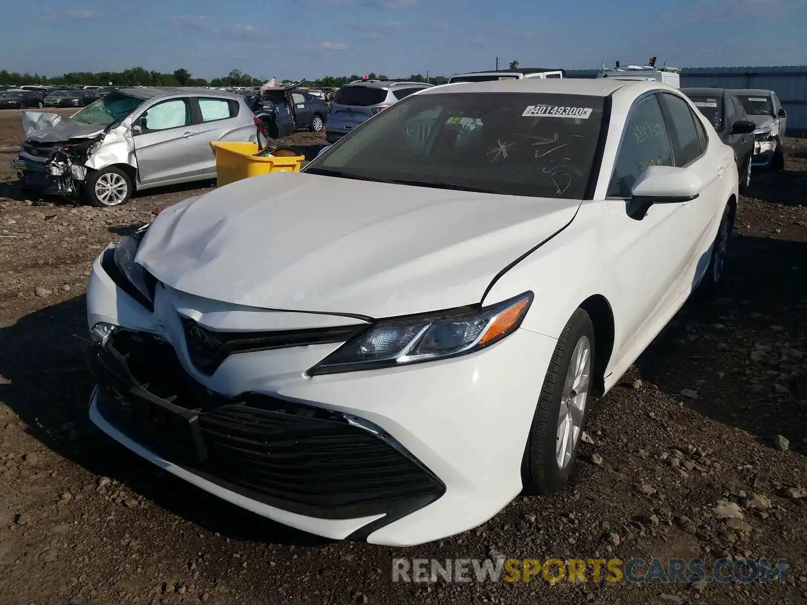 2 Photograph of a damaged car 4T1B11HK9KU774160 TOYOTA CAMRY 2019