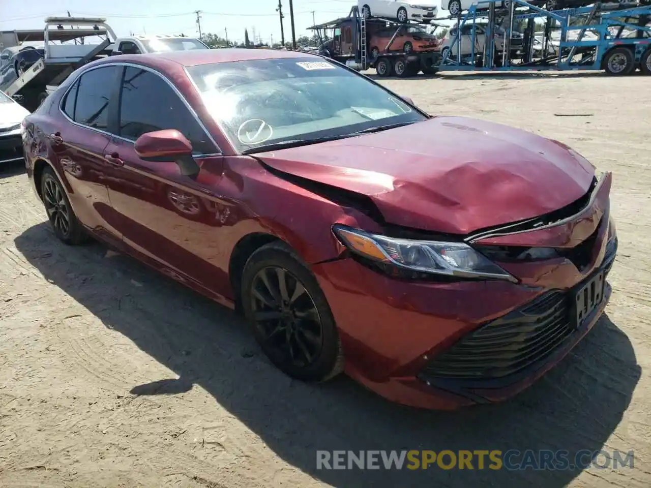 1 Photograph of a damaged car 4T1B11HK9KU776149 TOYOTA CAMRY 2019