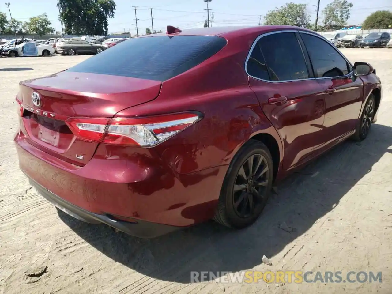 4 Photograph of a damaged car 4T1B11HK9KU776149 TOYOTA CAMRY 2019