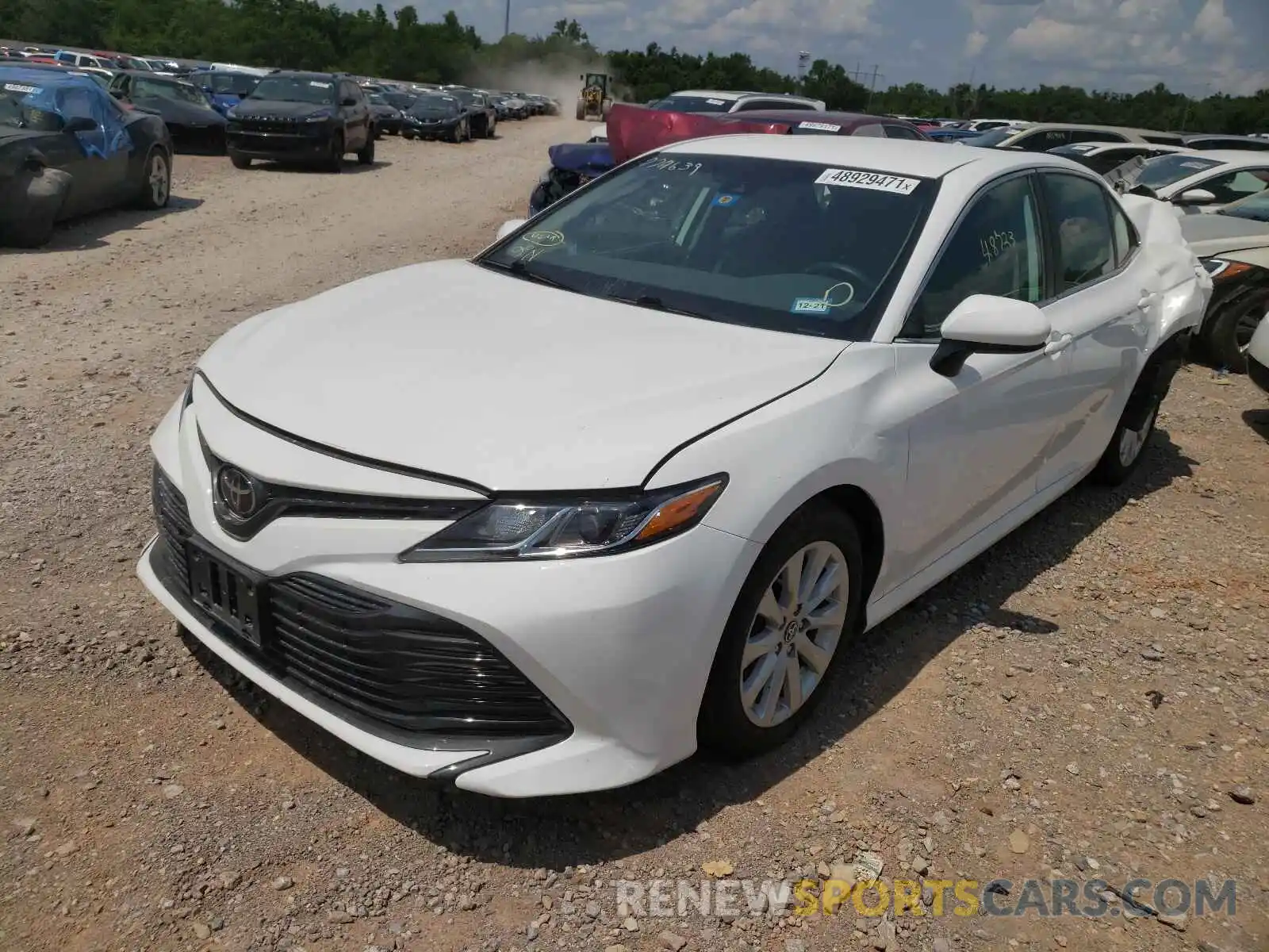 2 Photograph of a damaged car 4T1B11HK9KU777639 TOYOTA CAMRY 2019