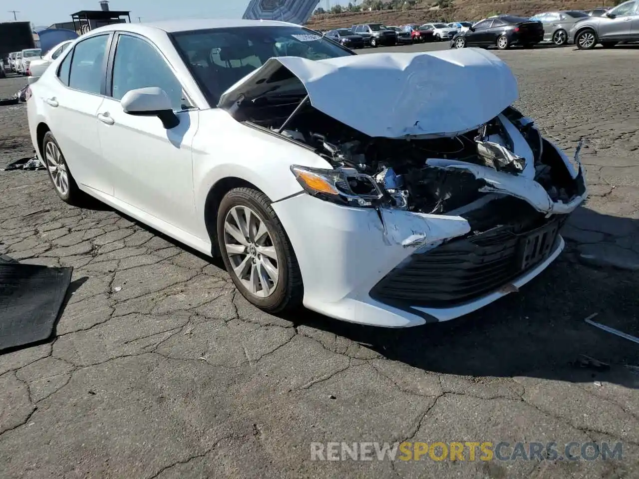 1 Photograph of a damaged car 4T1B11HK9KU778791 TOYOTA CAMRY 2019