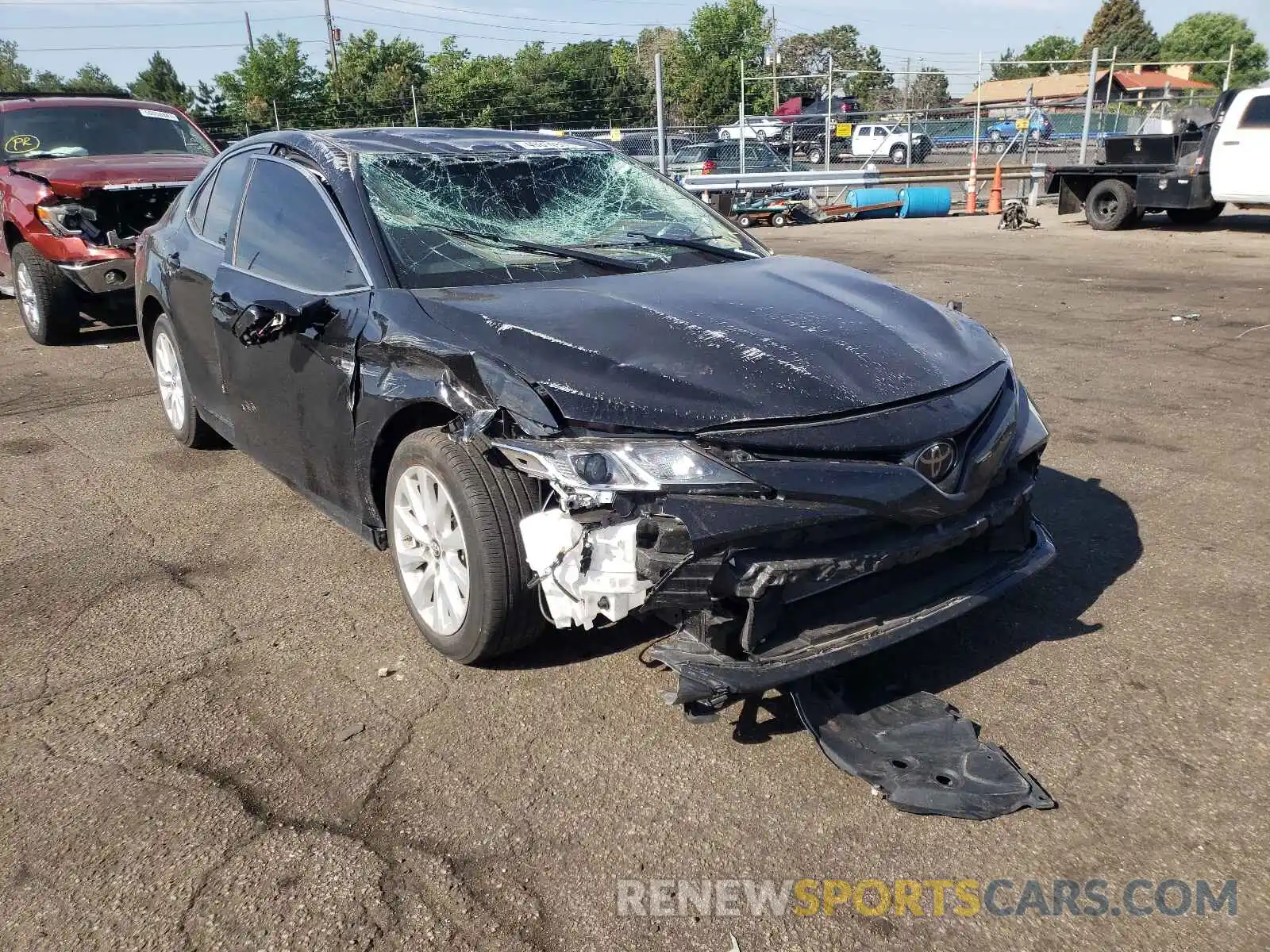 1 Photograph of a damaged car 4T1B11HK9KU780590 TOYOTA CAMRY 2019