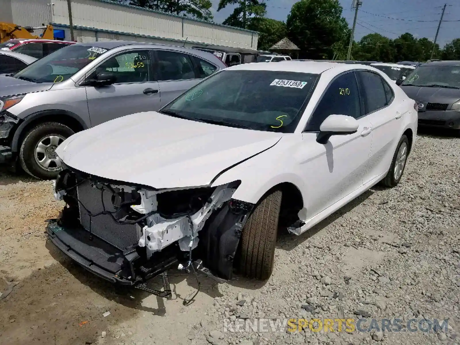 2 Photograph of a damaged car 4T1B11HK9KU780766 TOYOTA CAMRY 2019