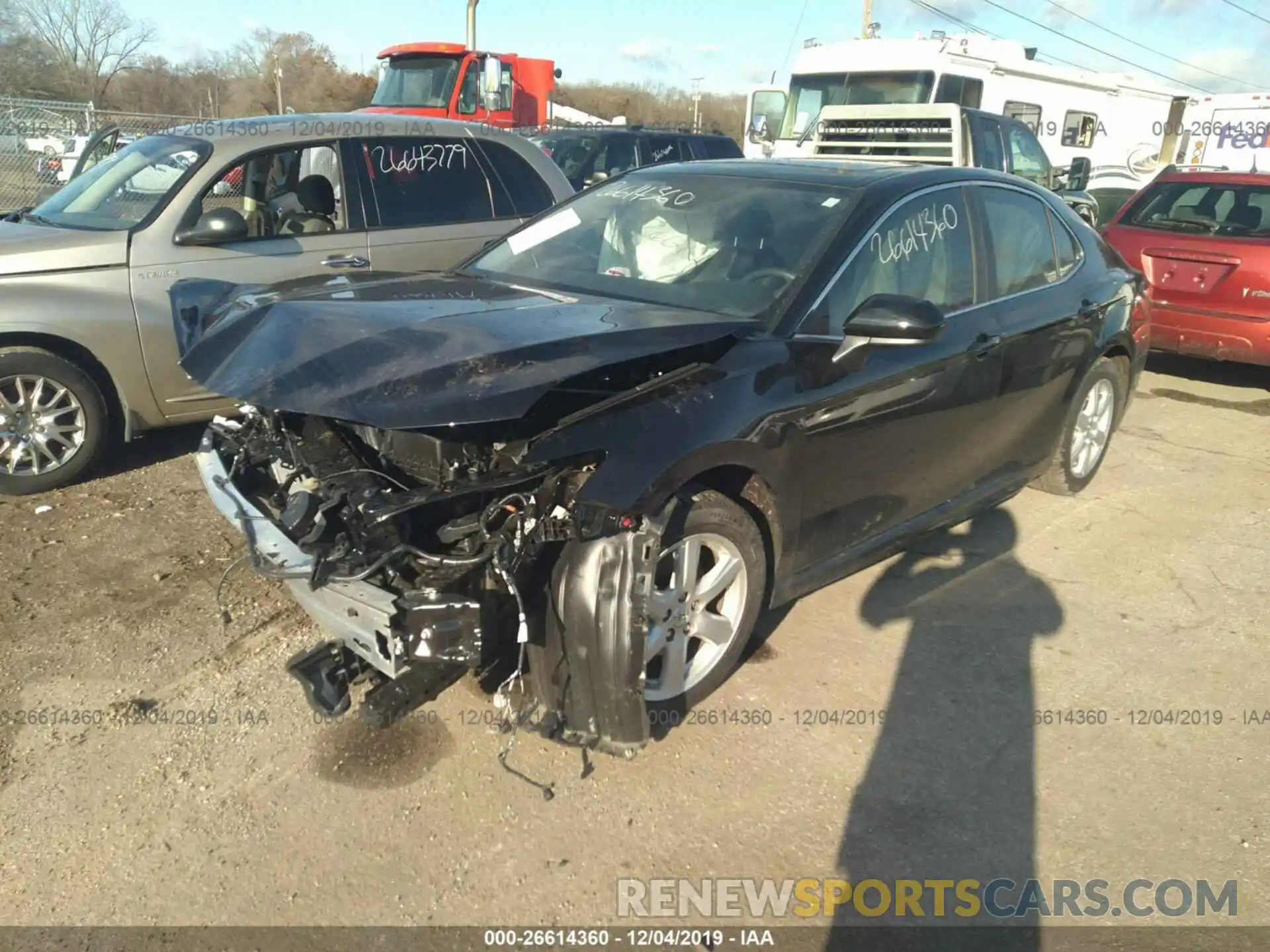 2 Photograph of a damaged car 4T1B11HK9KU781092 TOYOTA CAMRY 2019