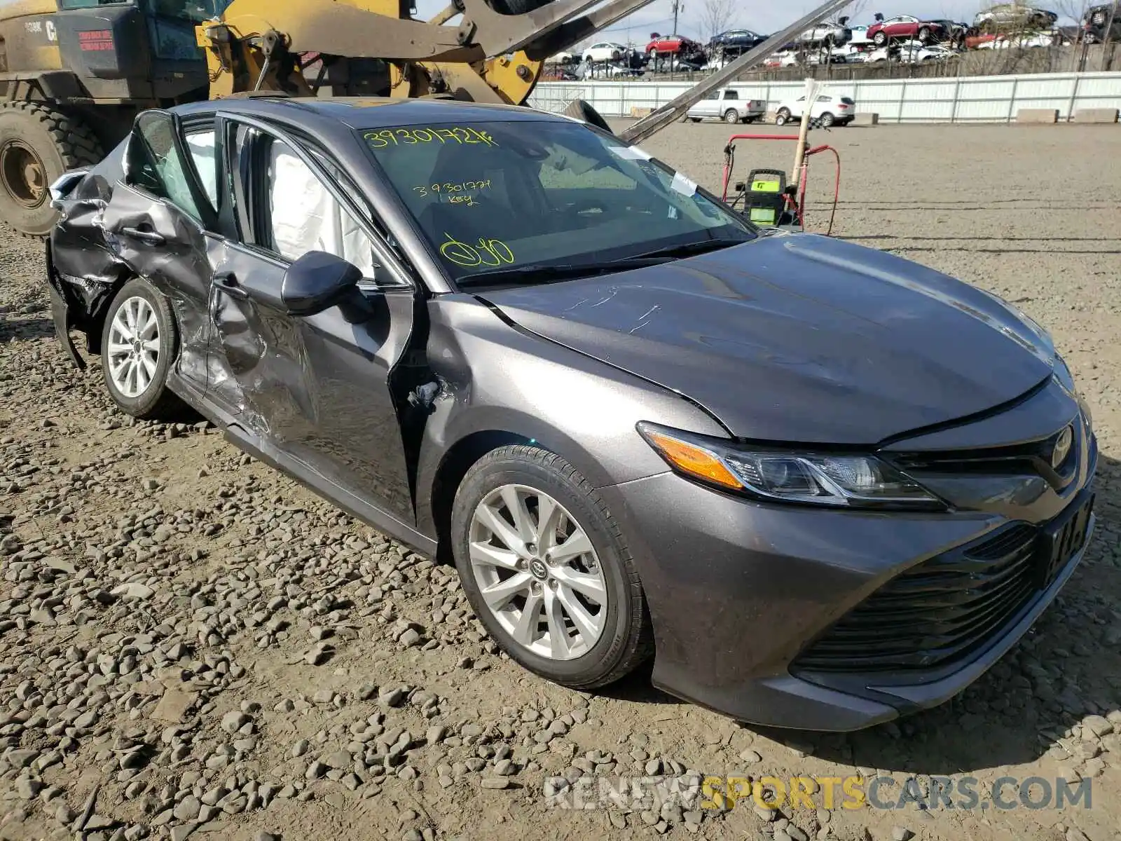 1 Photograph of a damaged car 4T1B11HK9KU783098 TOYOTA CAMRY 2019