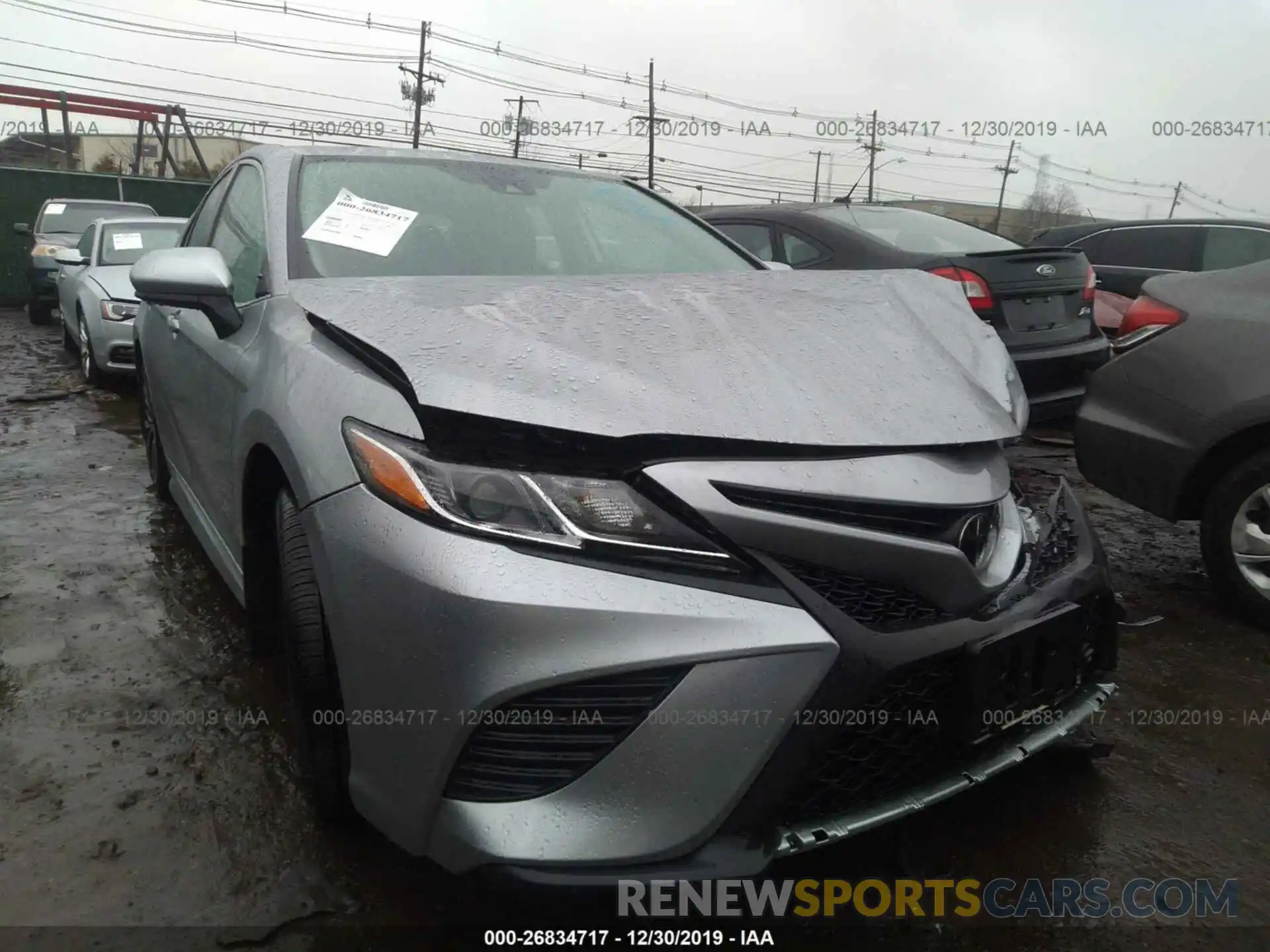 1 Photograph of a damaged car 4T1B11HK9KU783926 TOYOTA CAMRY 2019