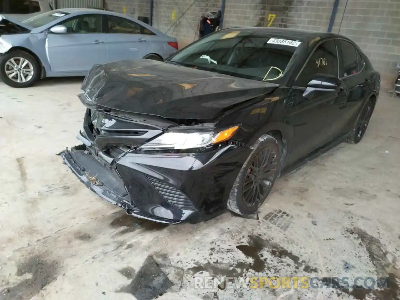 2 Photograph of a damaged car 4T1B11HK9KU784848 TOYOTA CAMRY 2019